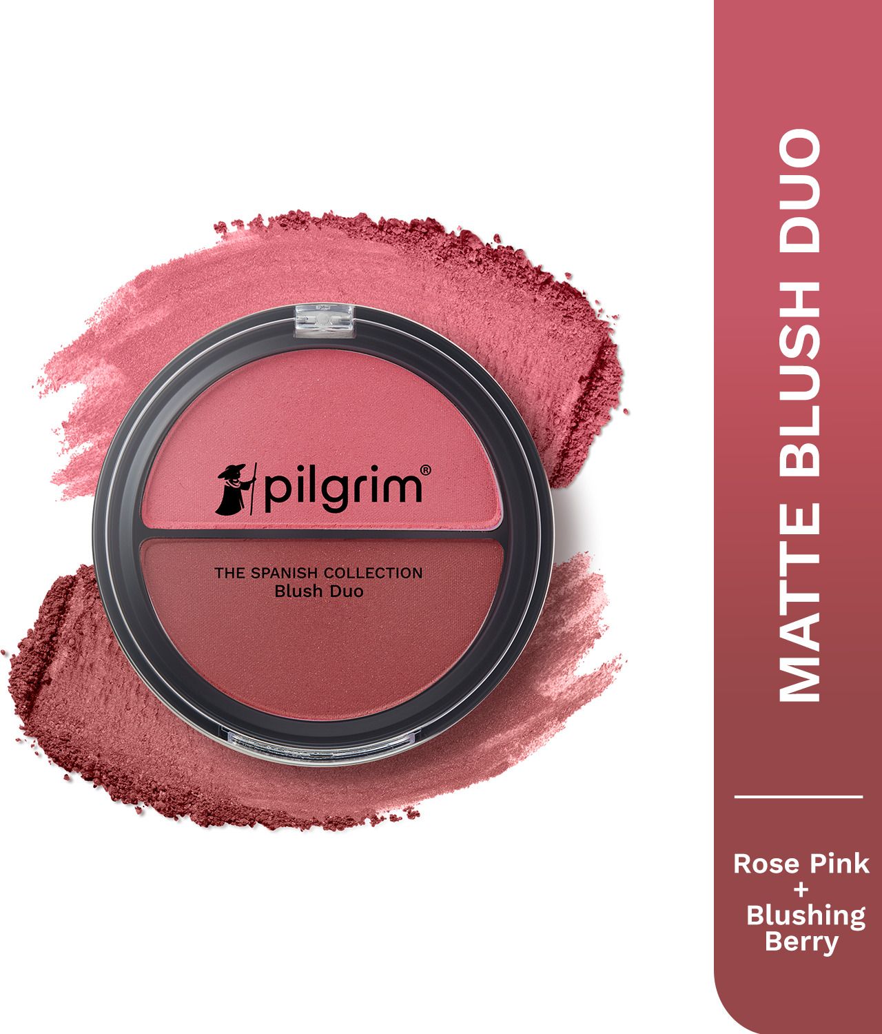 2-IN-1 Blush Duo Berry Beat-03, Richly Pigmented,Ultra Matte, Blendable-image-23