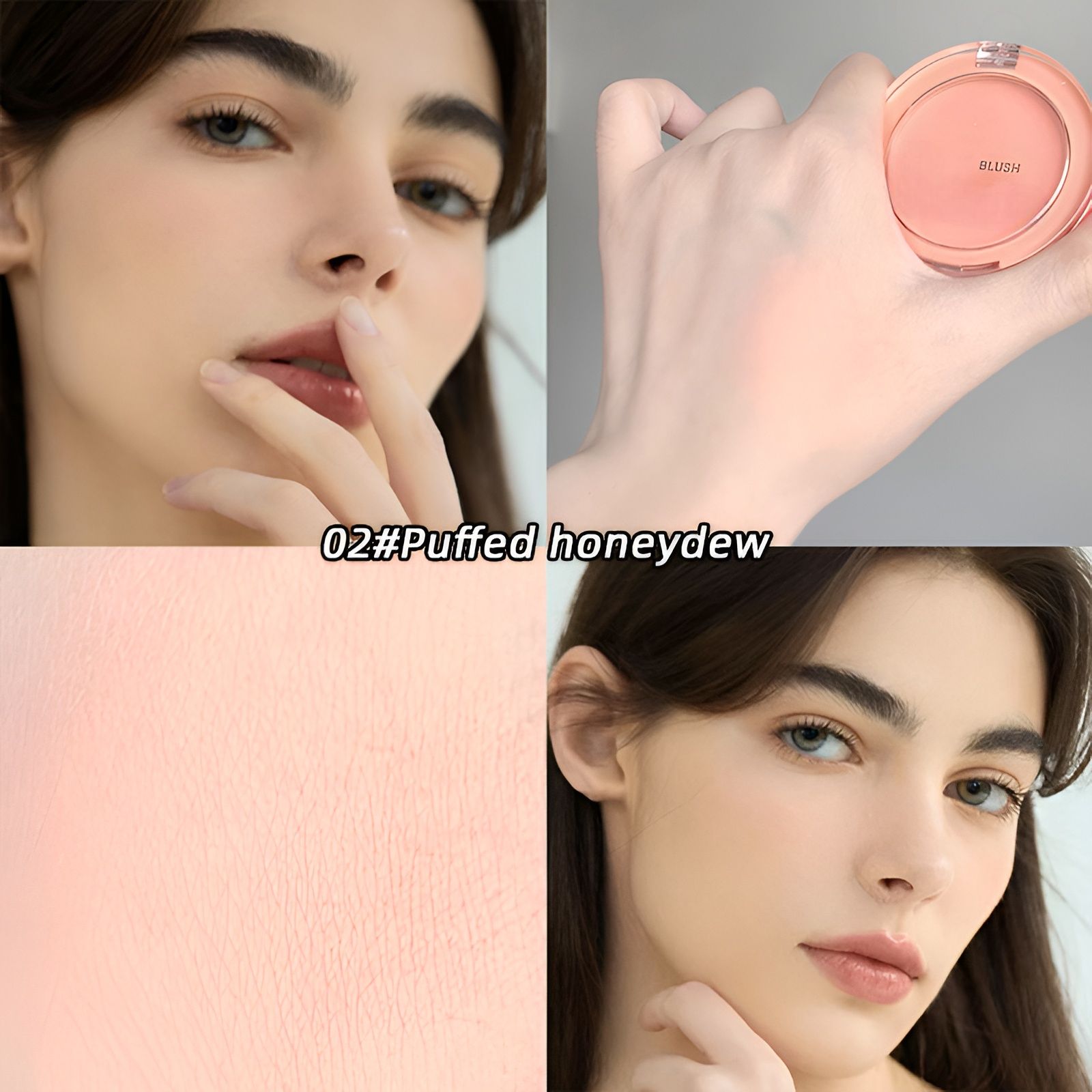 vongee Silky Powder Blush Compact Lightweight Blendable Long Lasting Natural Glow-picture-16