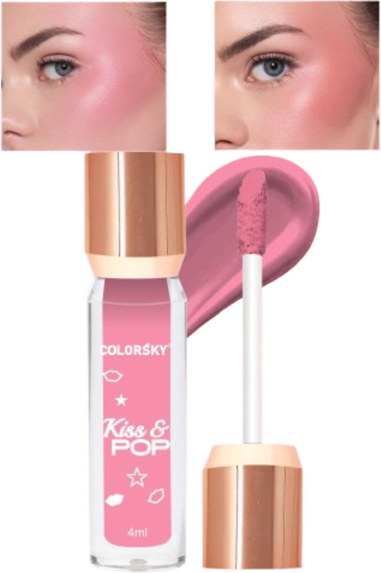 Kiss and Pop Liquid Face Blush for Women-image-14
