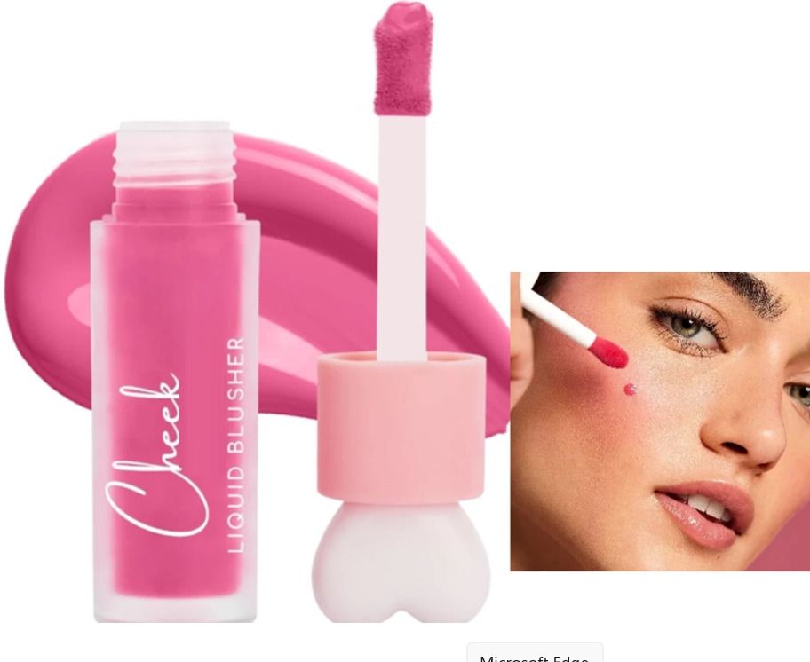bevauty 1Cheek Bloom Liquid Blusher & Lip Gloss | Highly Pigmented |-picture-18