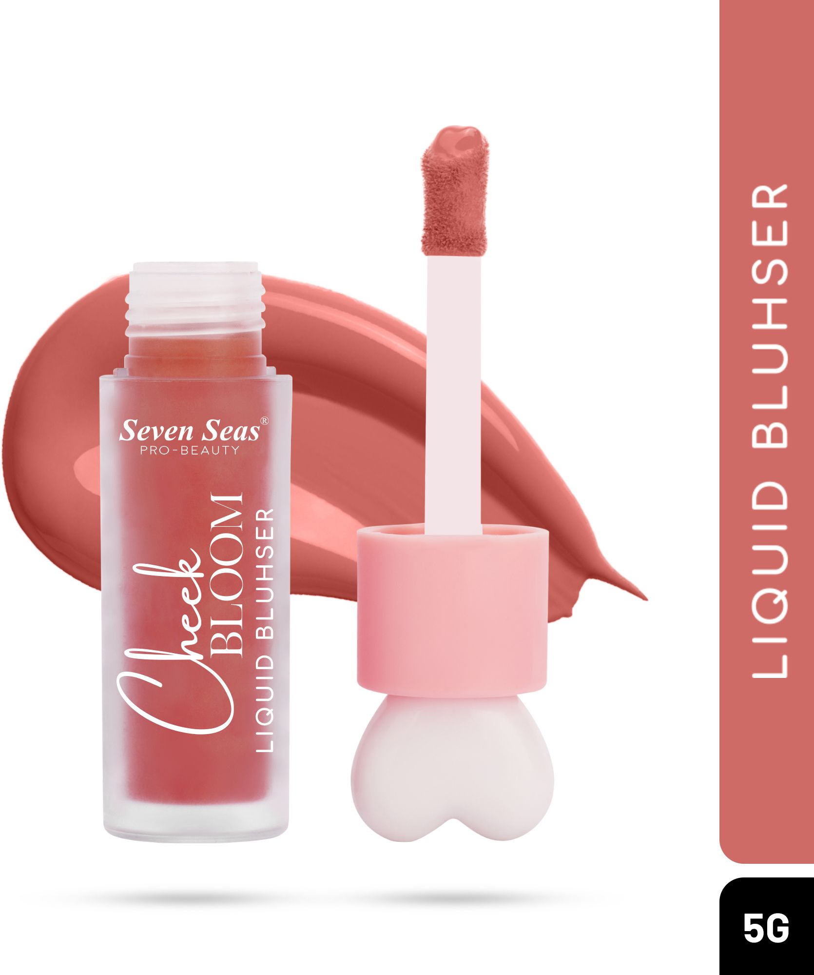 Long Lasting Pigmented Cheek Bloom Liquid Blusher & Lip Gloss-image-2