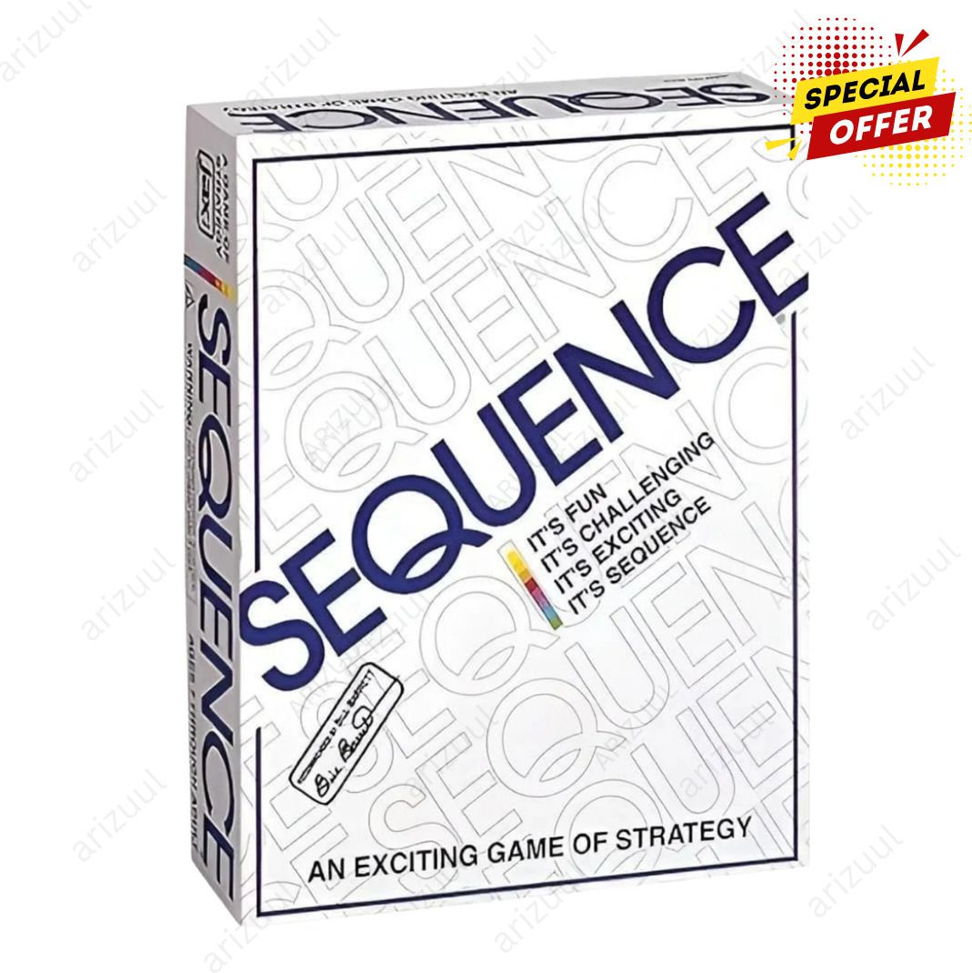 arizuul Sequence Family Board Game Fun Strategy Card Game for All Ages Board Game Accessories-picture-30