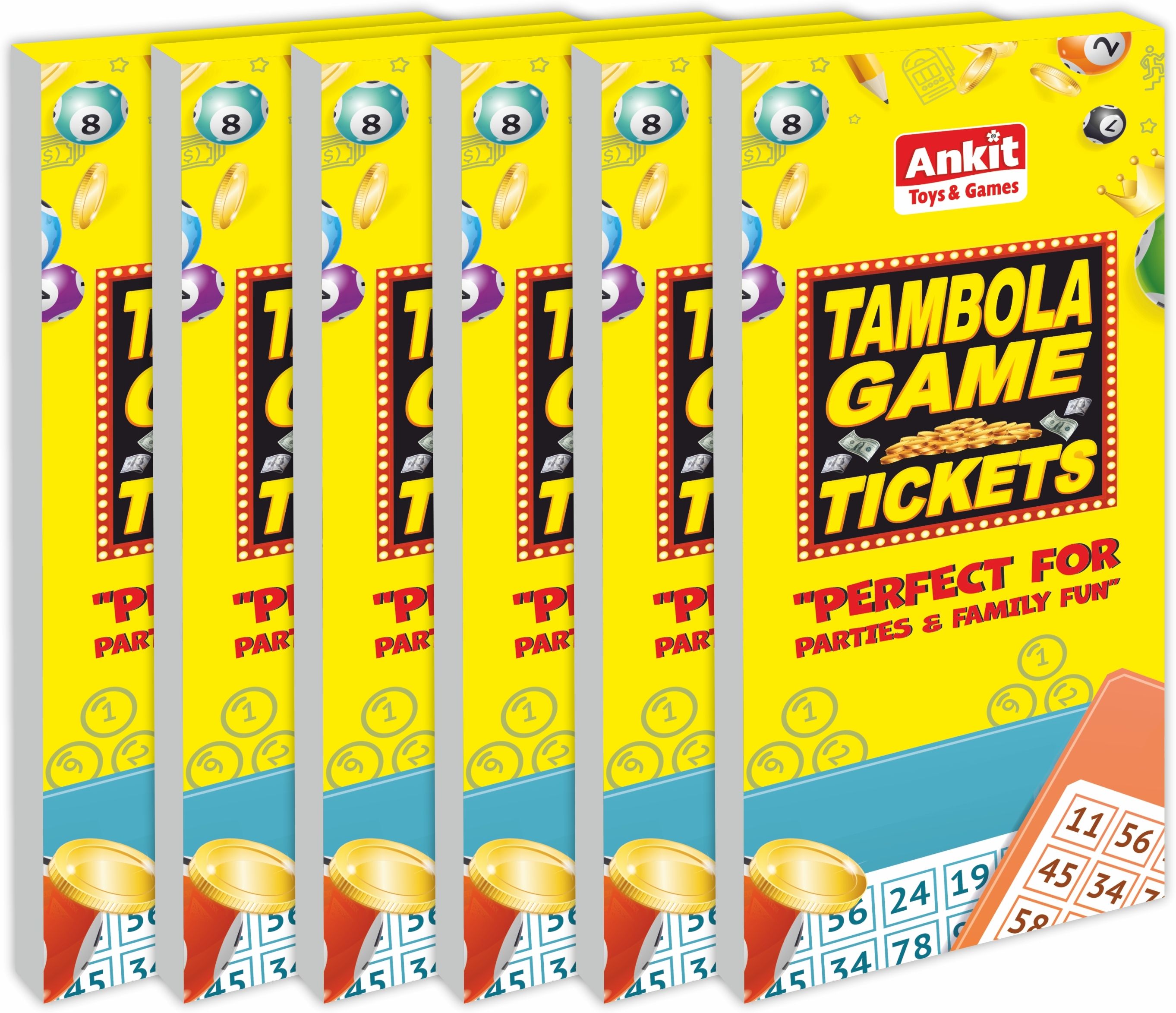 Tambola Game 600 Tickets |Premium Housie Paper Tickets for Parties, Family Games Board Game Accessories-image-47