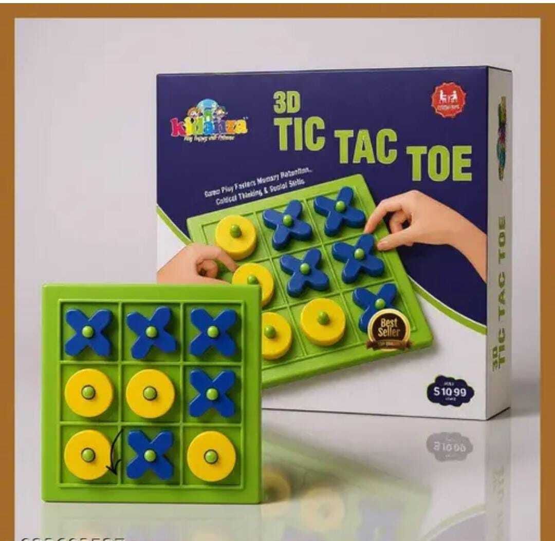 Tic Tac Toe Game Classic Board Game Cross and Zero Game(Pack of 1) Word Games-image-10