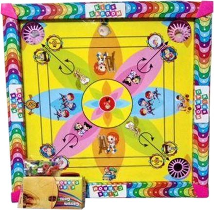 Combo Ludo carrom board game for kids indoor family fun game 36 cm Carrom Board-image-8