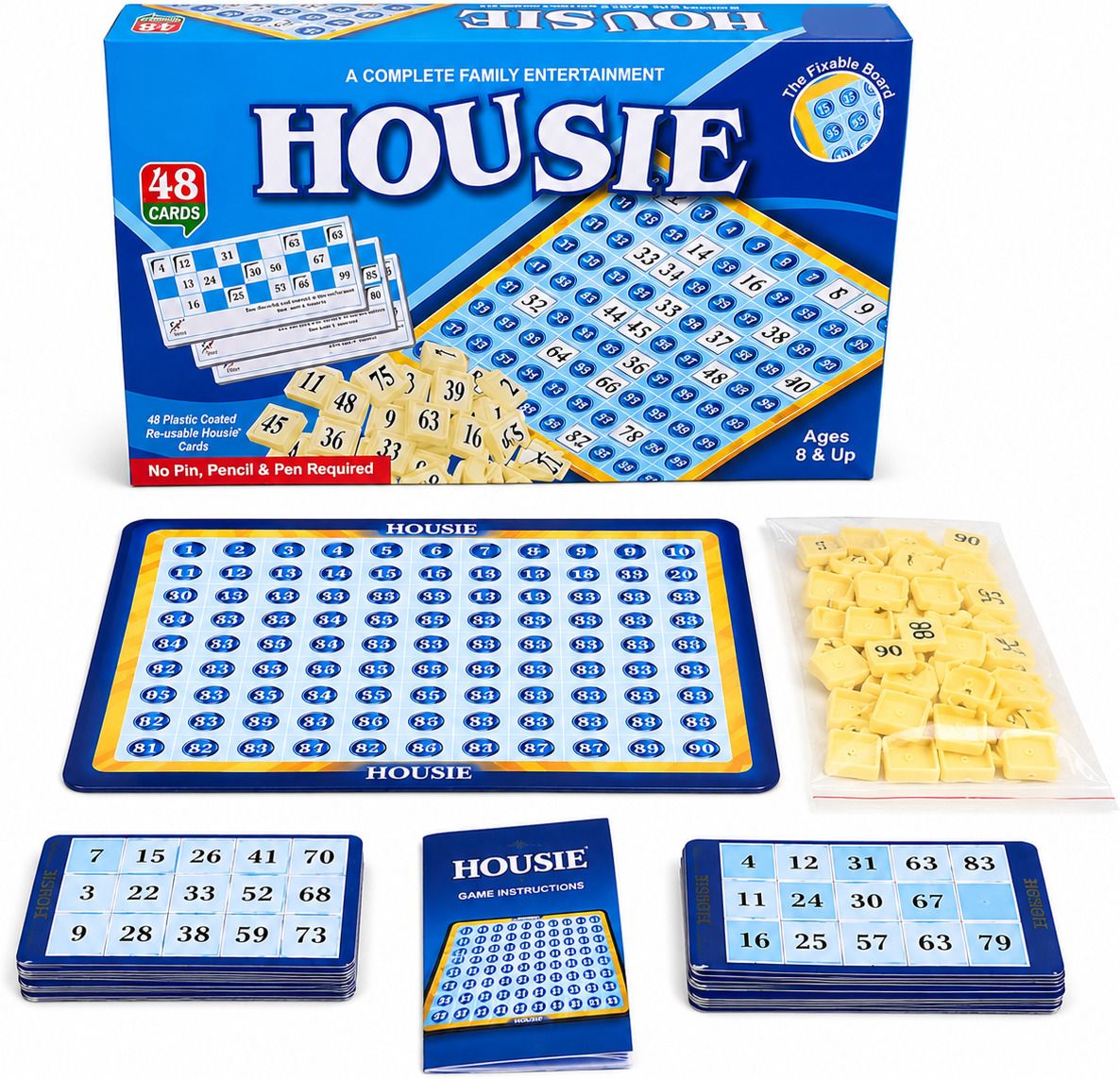 Housie Game Set for Kids Indoor Game Best for kids Educational Board Games-image-9
