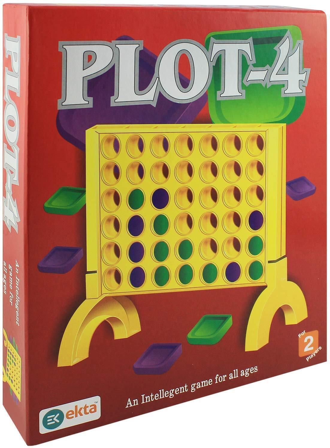 Family Board Game for Kids Plot-4 Learnign Toy Game Educational Board Games-image-1