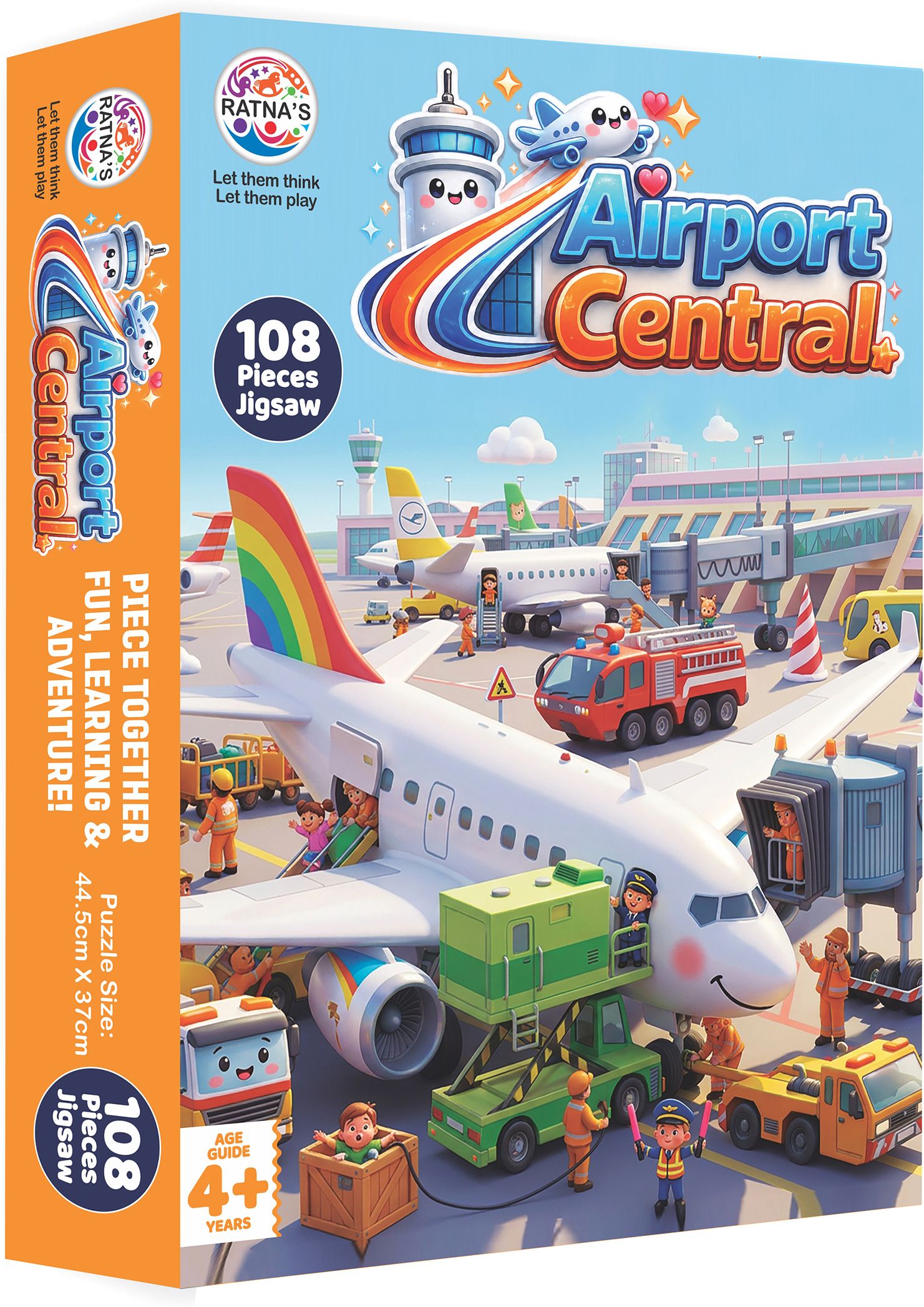 ratnas Airport Central Jigsaw Puzzle(7409) Drive Into the Ocean of Fun Educational Board Games-picture-46