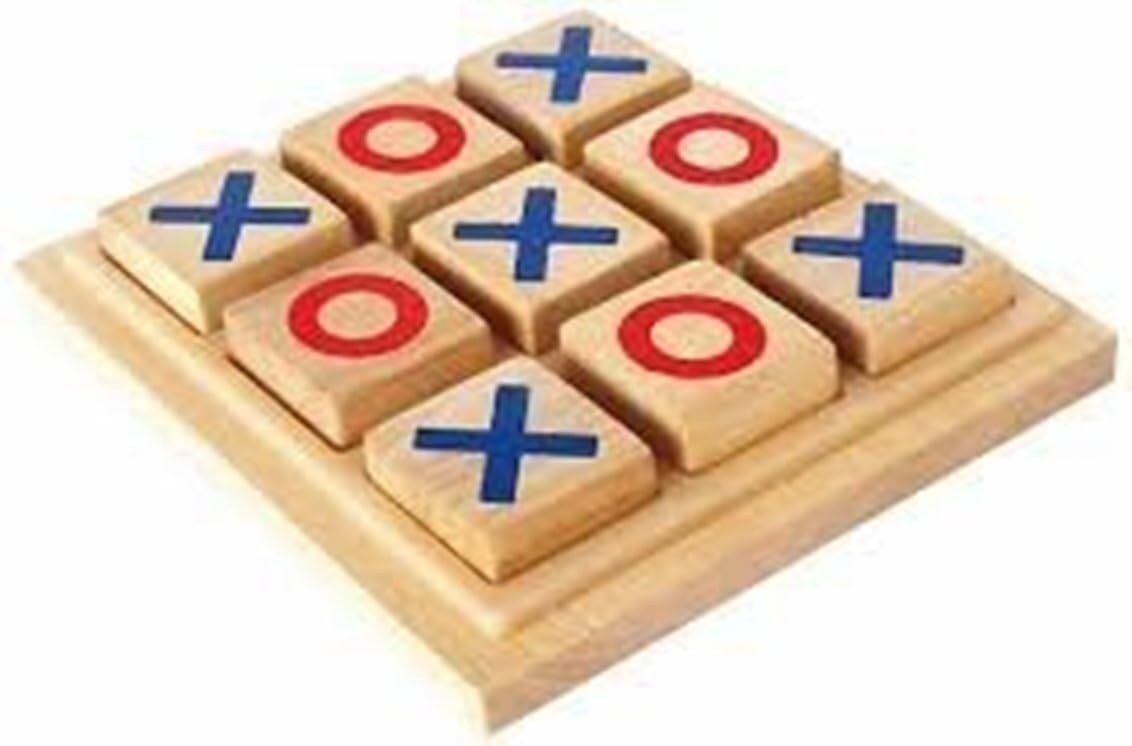 fraimingo Wooden Tic Tac Toe Learning Board Game Reusable XO Puzzle for Kids and Adults Educational Board Games-picture-14