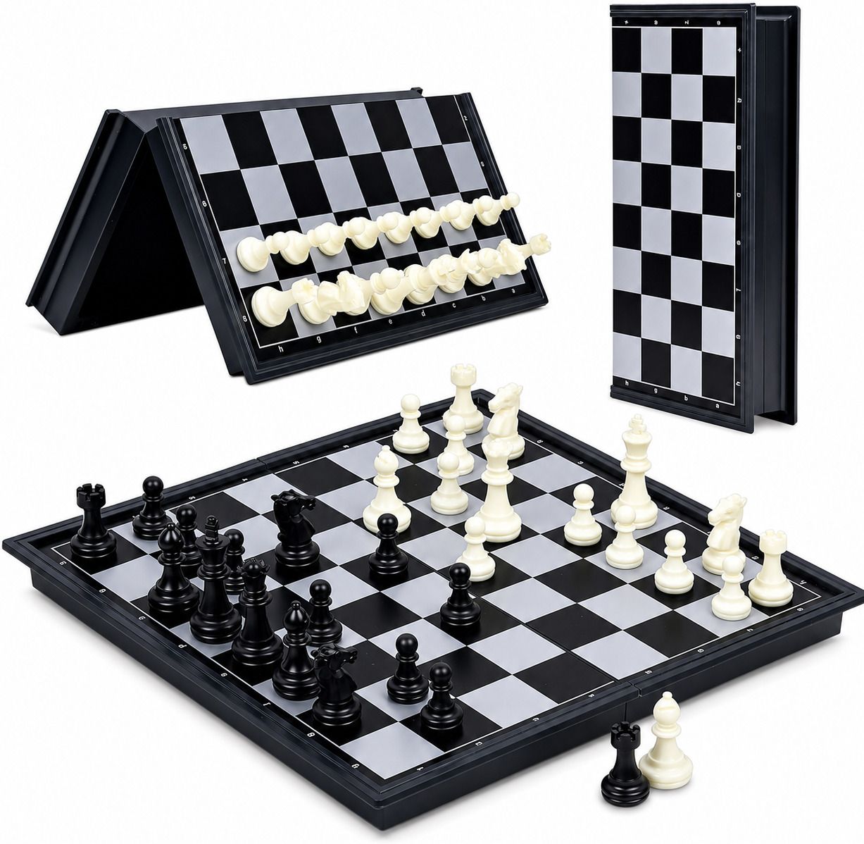 Magnetic Chess Board Game Set | Folding Travel Chess | 5+ Years Educational Board Games-image-5