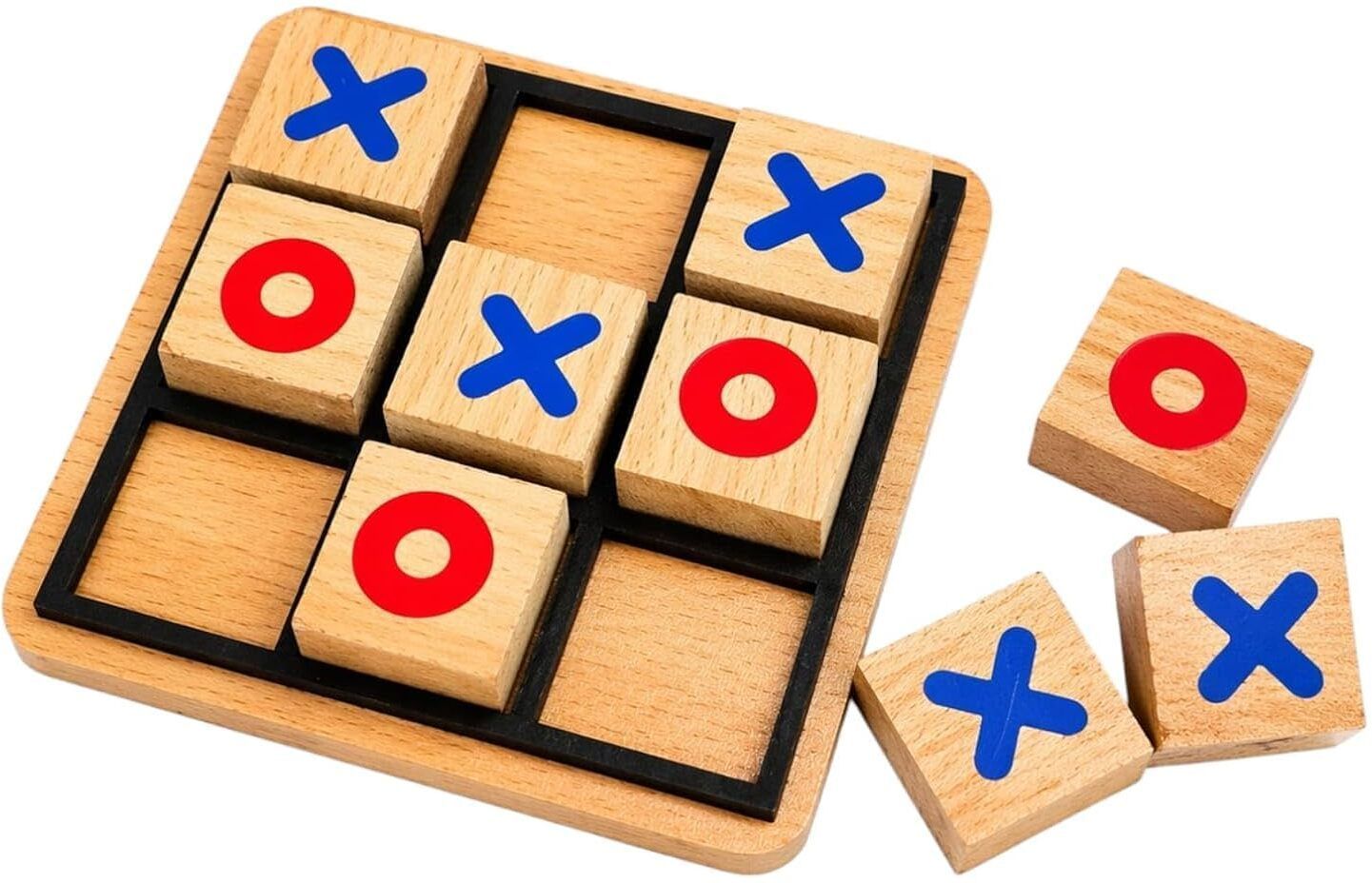 fraimingo Classic Wooden XO Board Game Educational Brain Teaser Family Strategy Toy Educational Board Games-picture-11