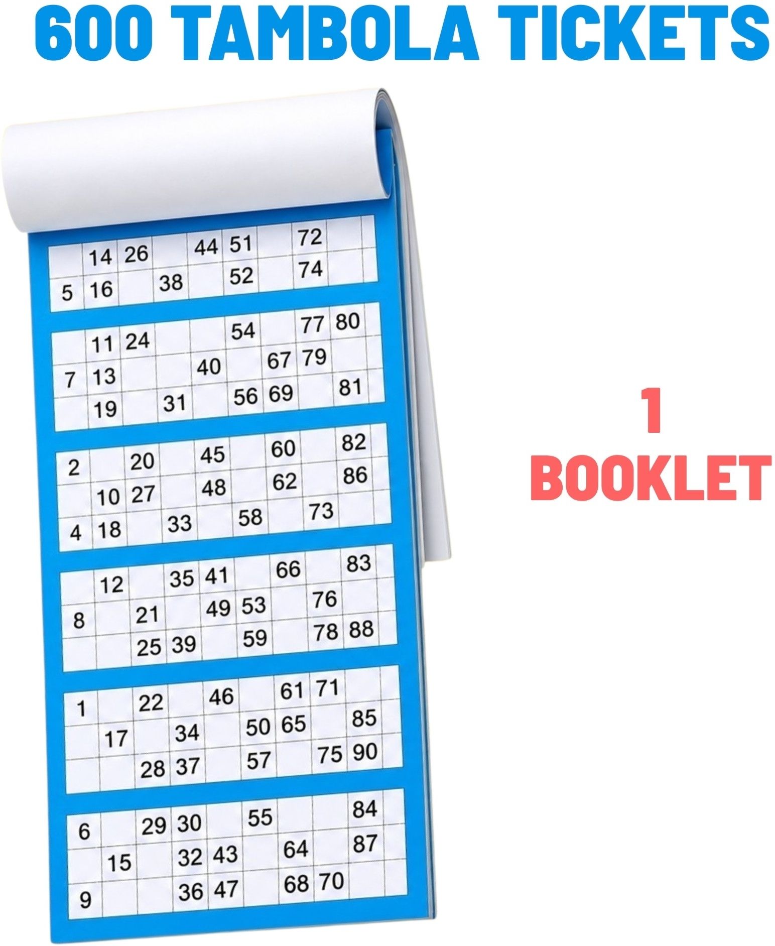 taka saki Housie tambola lotto tickets ( 1 BOOK ) Board Game Accessories-picture-25