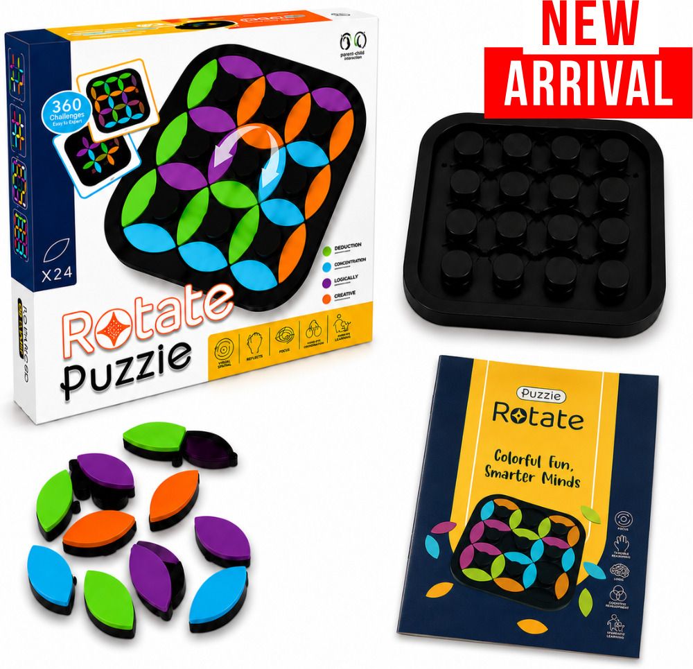 Rotate Puzzle Mind Booster Educational Puzzle Board Game for Kids Educational Board Games-image-26