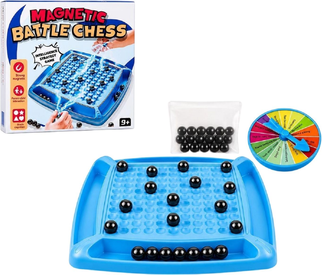 Magnetic Battle Chess Game | Strategy Board Game with Strong Magnetic Balls Educational Board Games-image-34