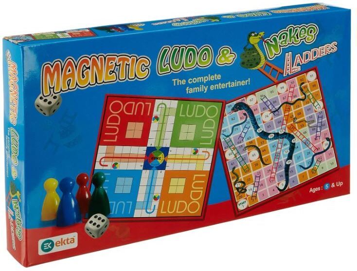 tinymakers Magnetic Ludo & Snakes Ladders Party & Fun Board Game-picture-0