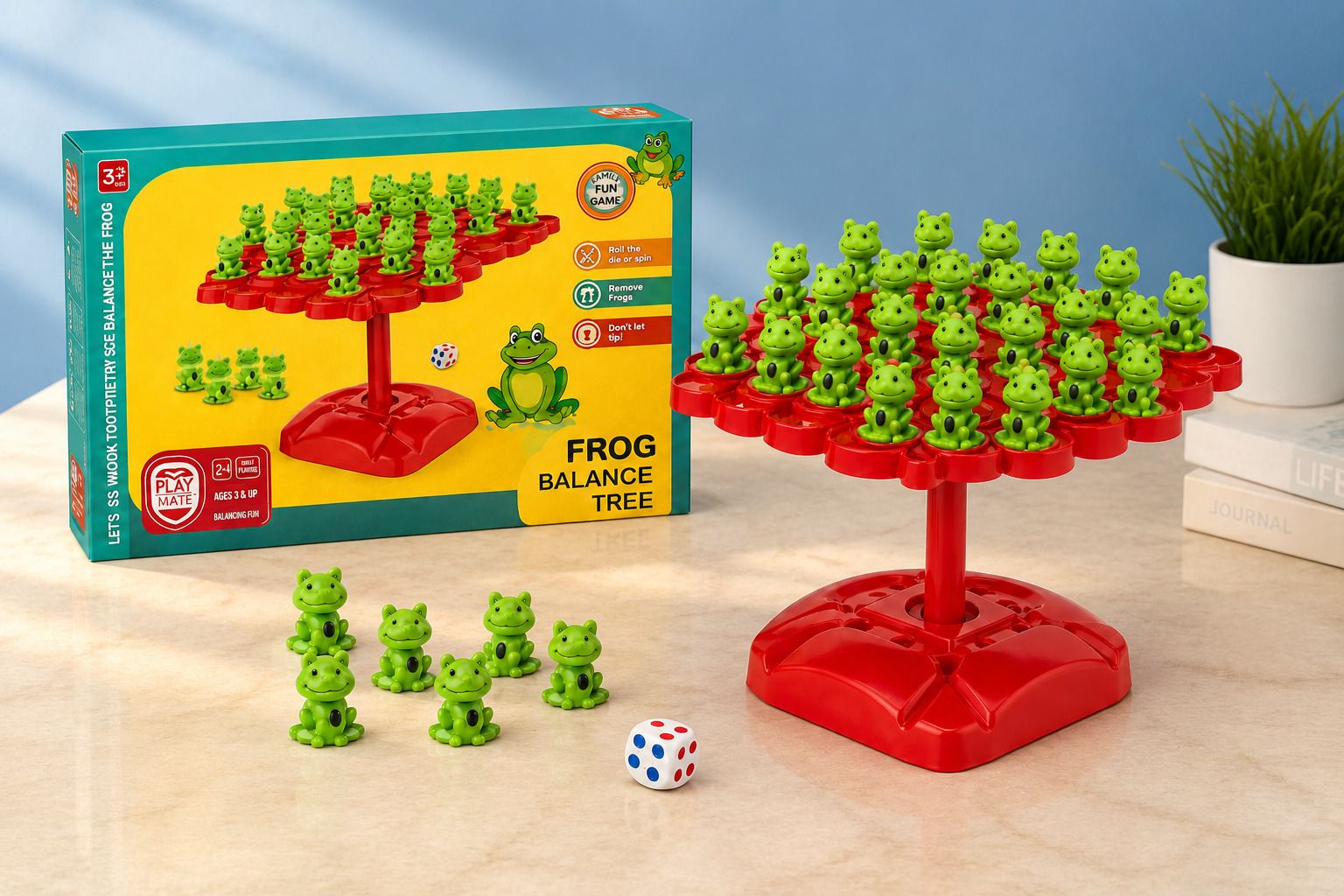 plasticnest Frog Balance Fun Learning Game Board Game Accessories-picture-9