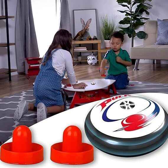 Mini Air Hockey Table Game Air Hockey Board Game-image-34