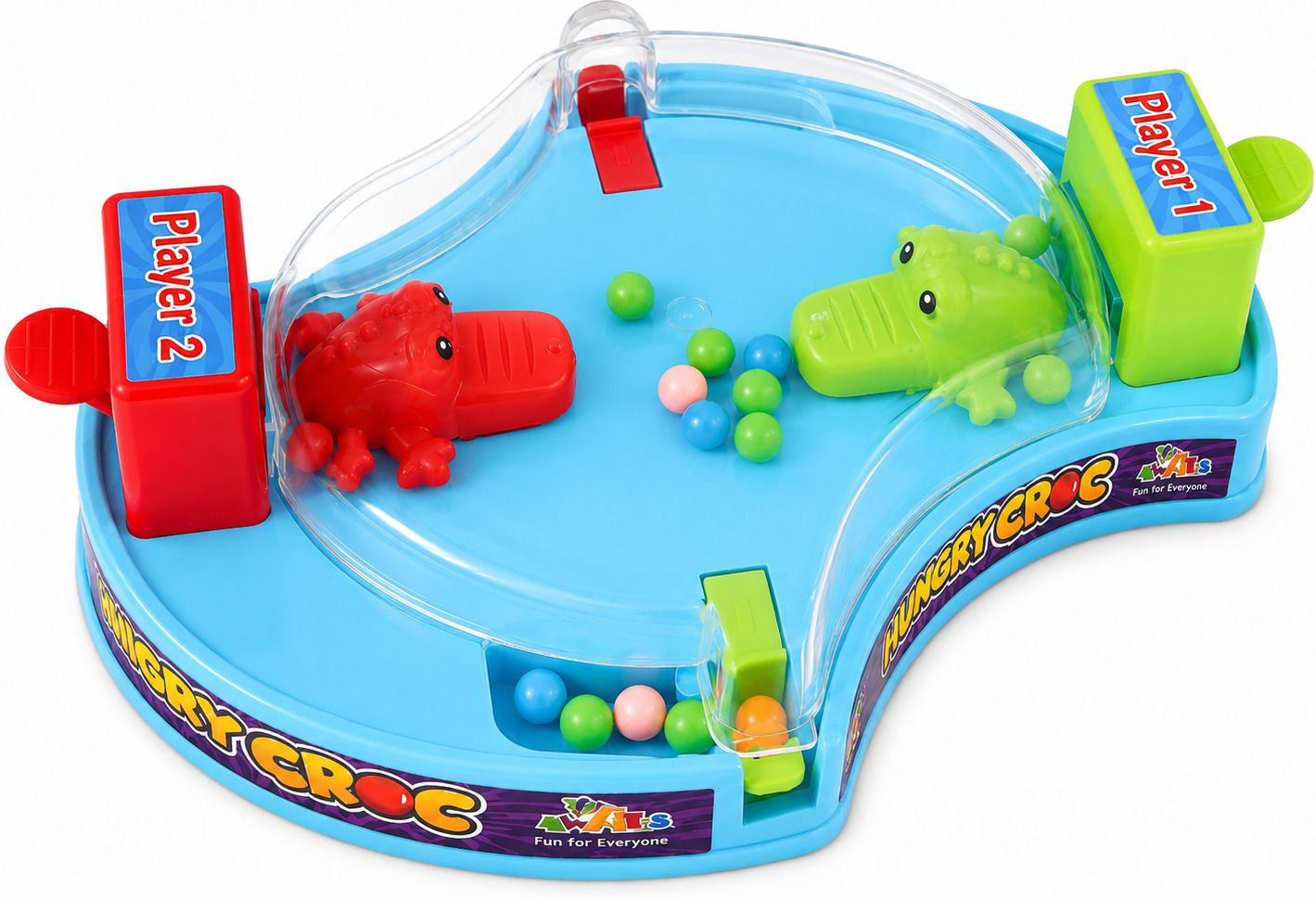 awals 2 Player Hungry Crocodile Ball Shooting Indoor Board Game for Kids Party & Fun Board Game-picture-42