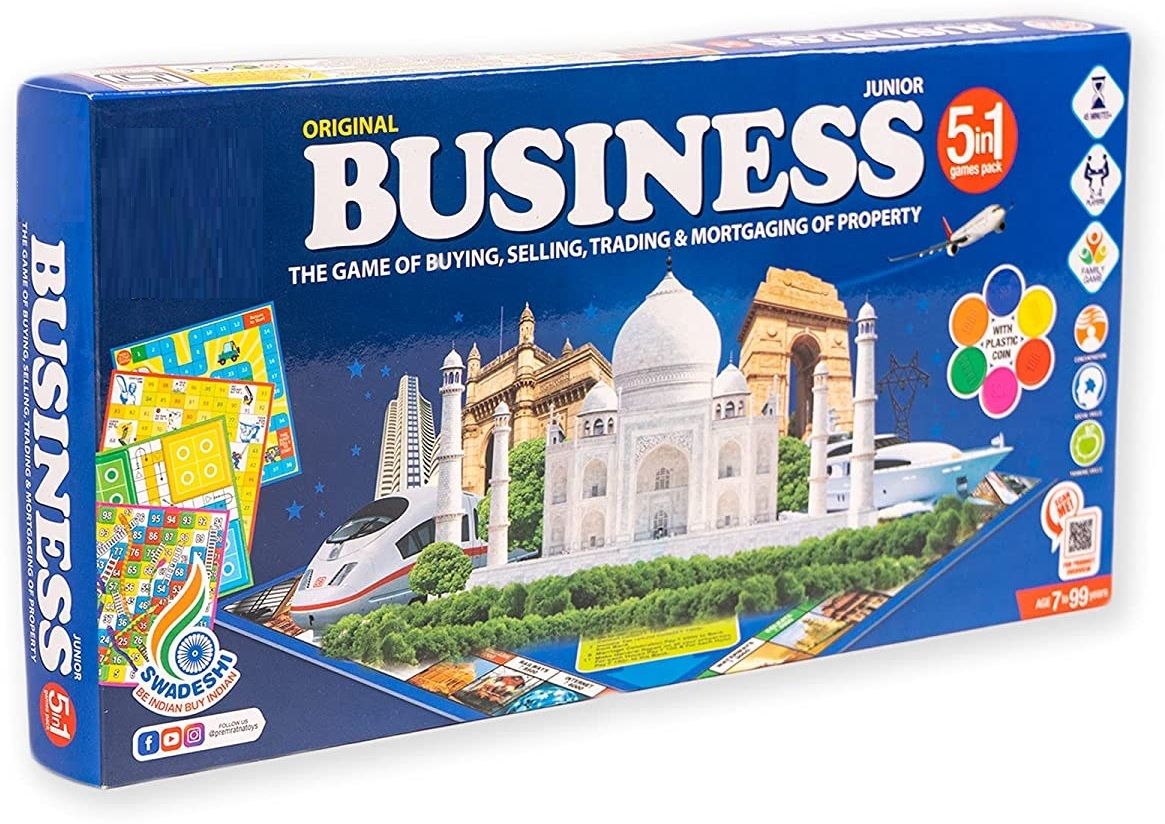 arniyavala Business JR. Coins. 5 in 1 Board Game Money & Assets Board Game-picture-24
