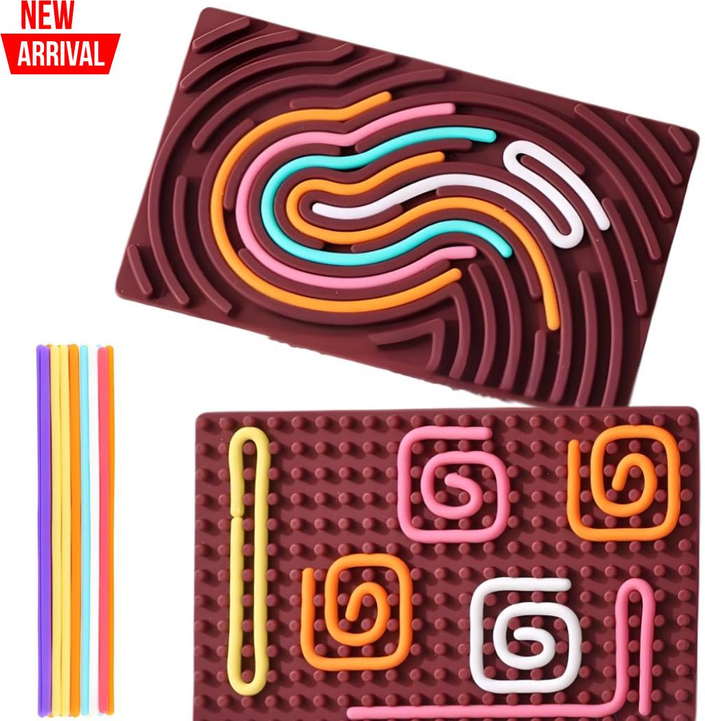glenston Creative Silicone Sensory Learning Board Montessori Educational Toy for Kids Party & Fun Board Game-picture-11