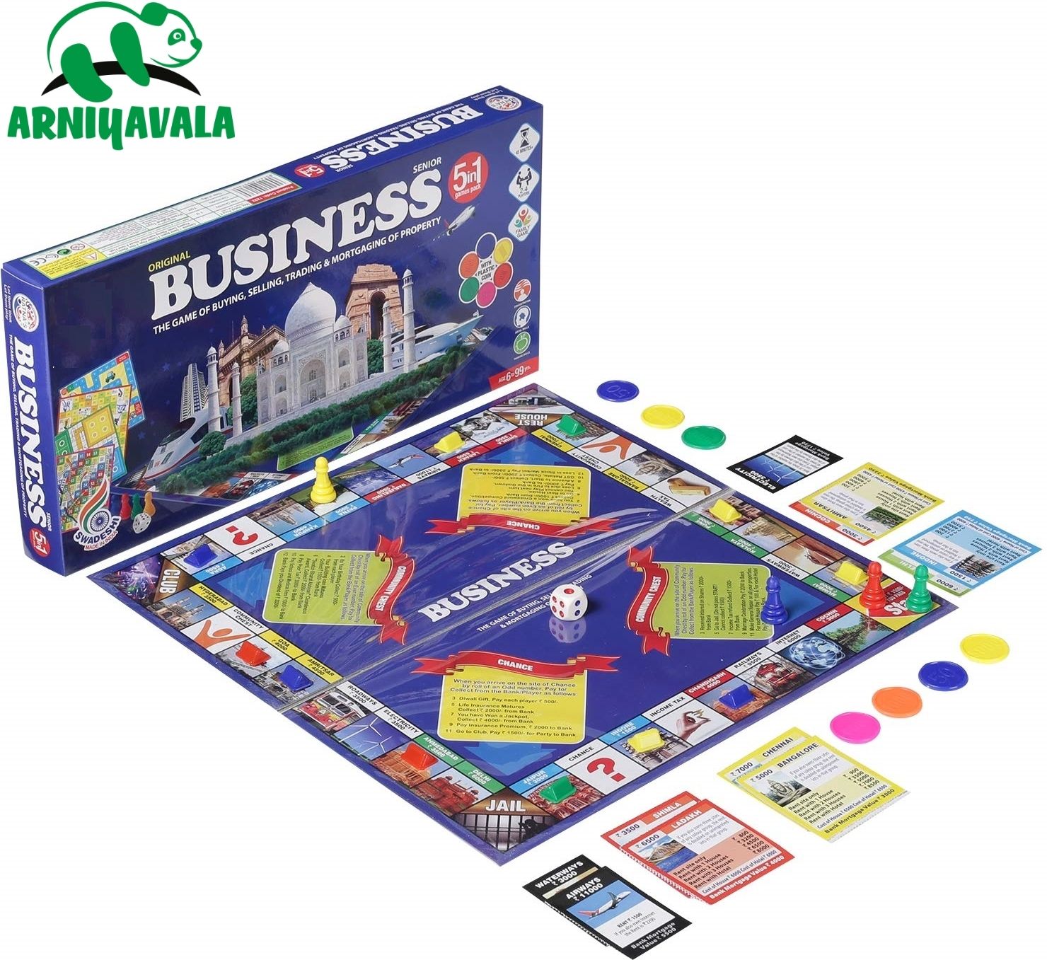 Business Game with Plastic Money Coins for Young Businessmen Money & Assets Board Game-image-38