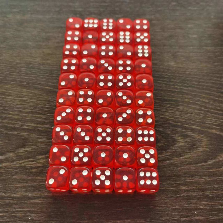 brightstar ISHARA Ludo Dice 16mm (Red Dice) - Pack of 100 Board Game Accessories Board Game Accessories-picture-9
