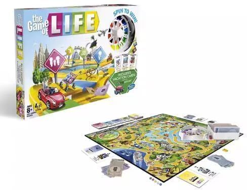 The Game of Life - Premium Educational Strategy Game for Family Game 8 cm Surfing Board-image-13