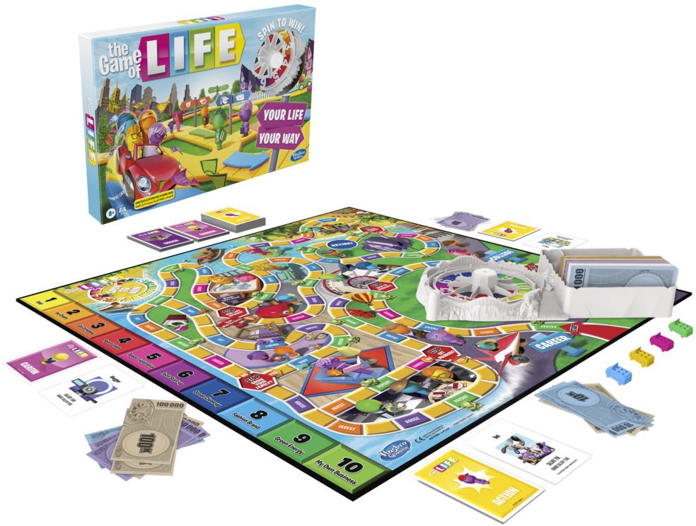 The Game of Life Game, Family Board Game ,Includes Colorful Pegs Party & Fun Board Game-image-28