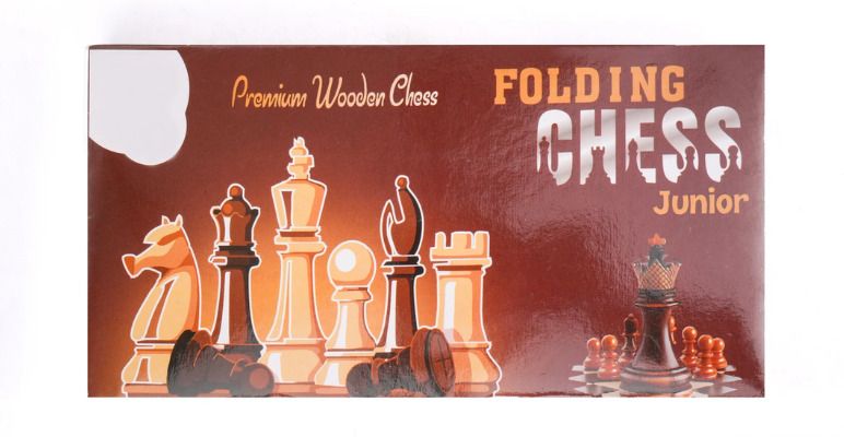 janmesh enterprises Wooden Folding Chess Game Set 23 x 23 cm | Portable Foldable Chess Board Party & Fun Board Game-picture-6