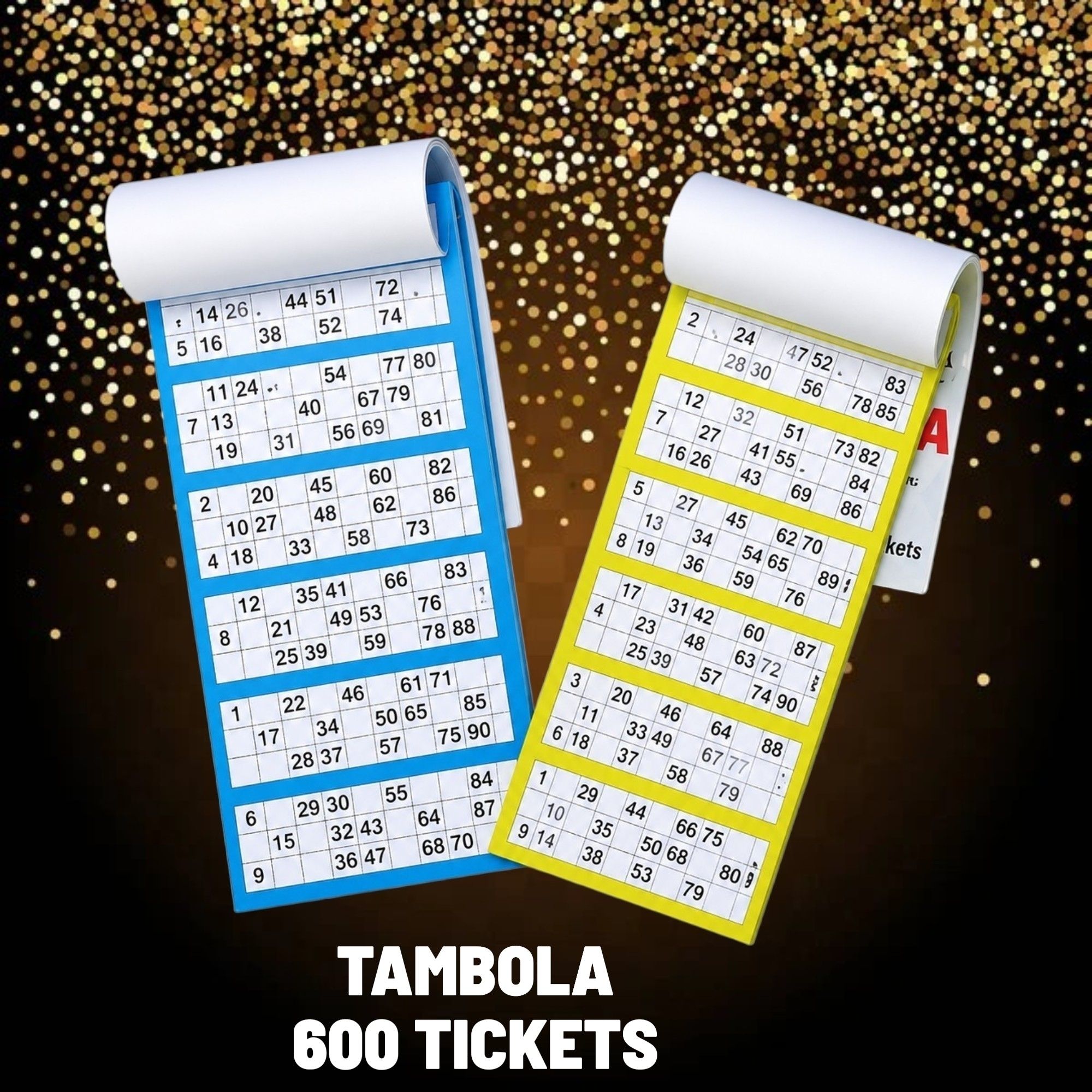 taka saki Tambola tickets booklet housie lotto paper book ( 1 SET) Board Game Accessories-picture-12