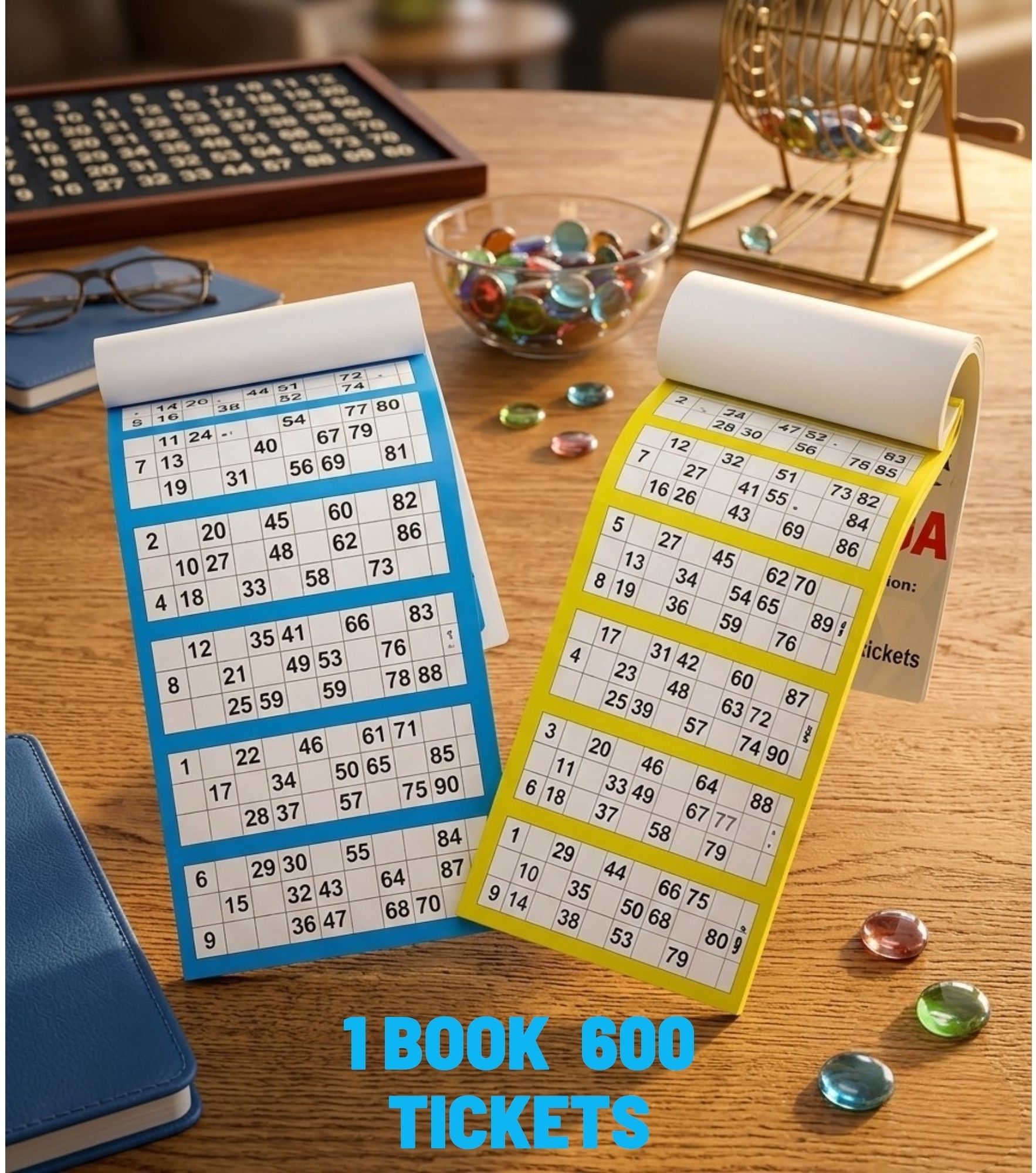 1 book housie booklet Tambola game tickets set pack pad Board Game Accessories-image-40