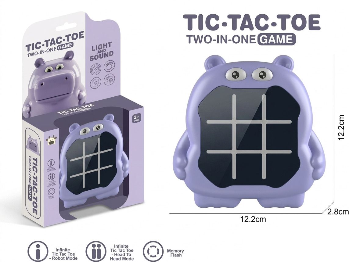 gamerpoint TIC TAC TOE 3 IN 1 Board Game Accessories-picture-0