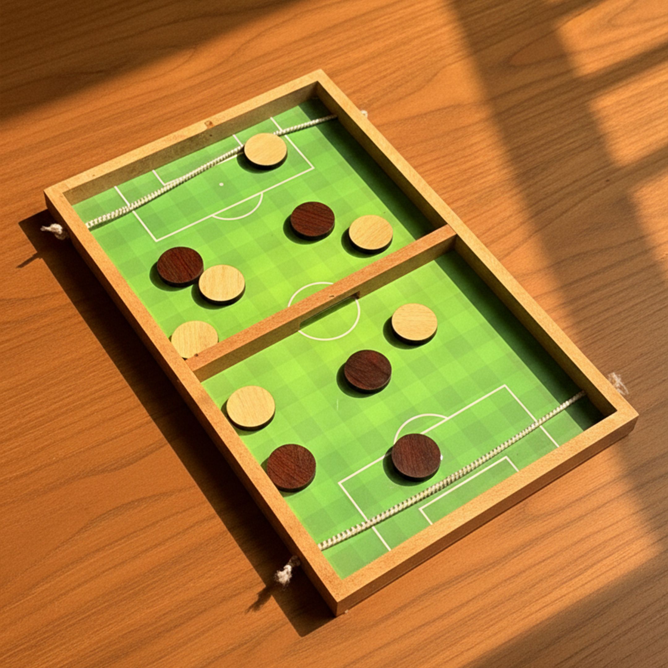 batliboi 3 in 1 Wooden Board Game for Kids & Adults String Hockey Game Board Game Accessories-picture-12