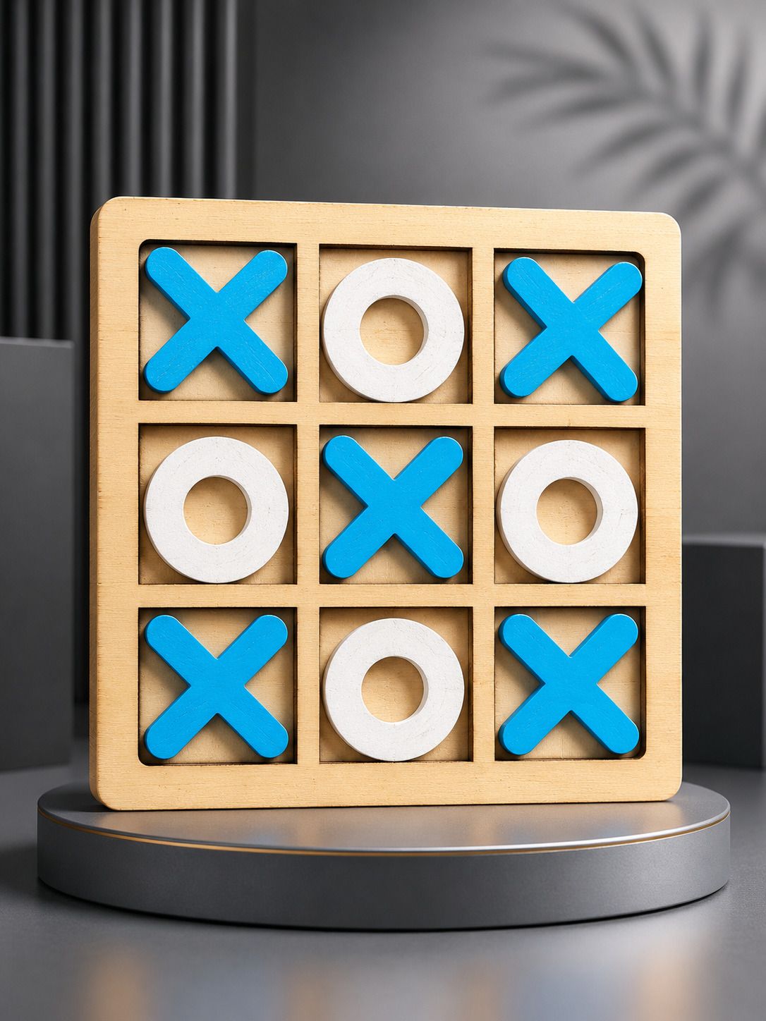 Tic Tac Toe Game | XO Board Game for Kids & Adults | Educational WoodenPuzzle Educational Board Games-image-33