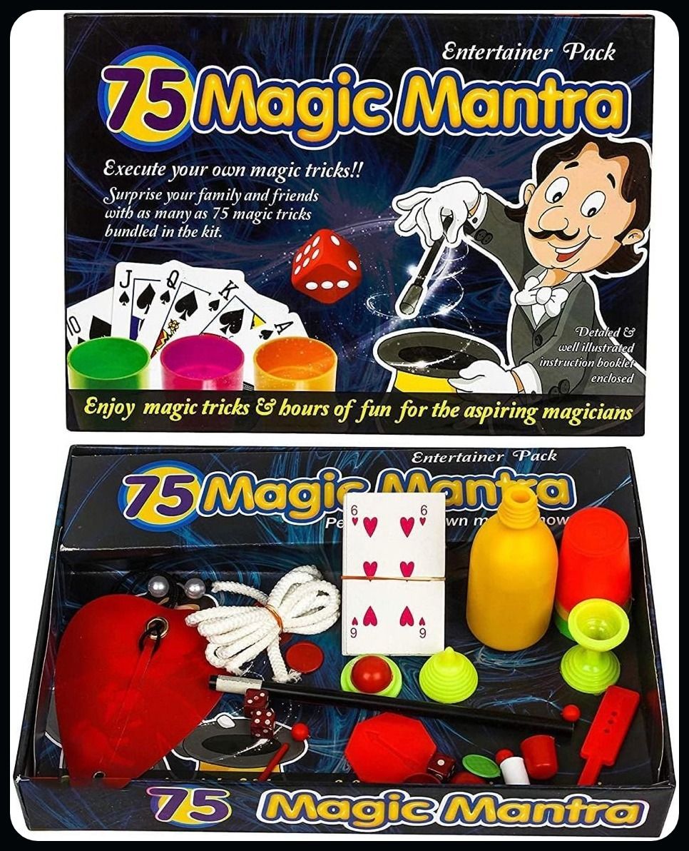 paramount gallery Magic Show Game Box With 75 Magic Tricks_pack of 2_BD14 Party & Fun Board Game-picture-12