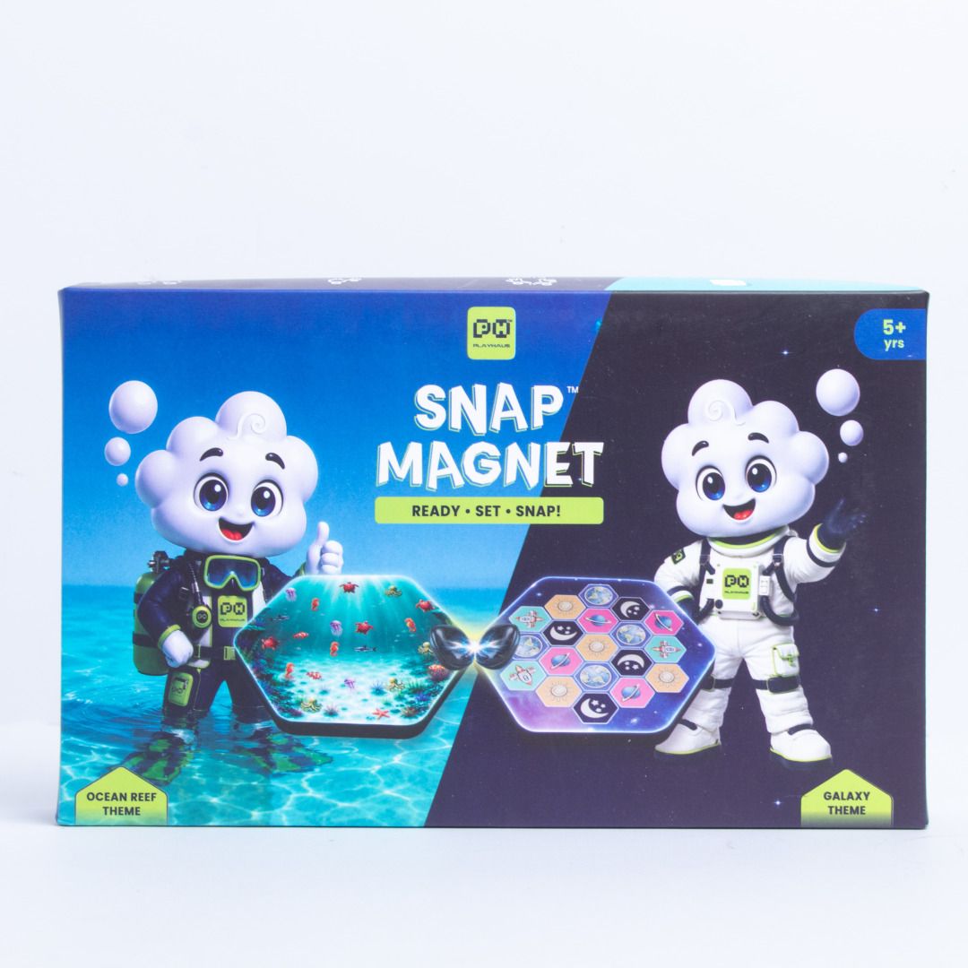 playhaus Snap Magnet Magnetic Board Game | 2-in-1 Strategy Game for Kids Ages 5+ Board Game Accessories-picture-21