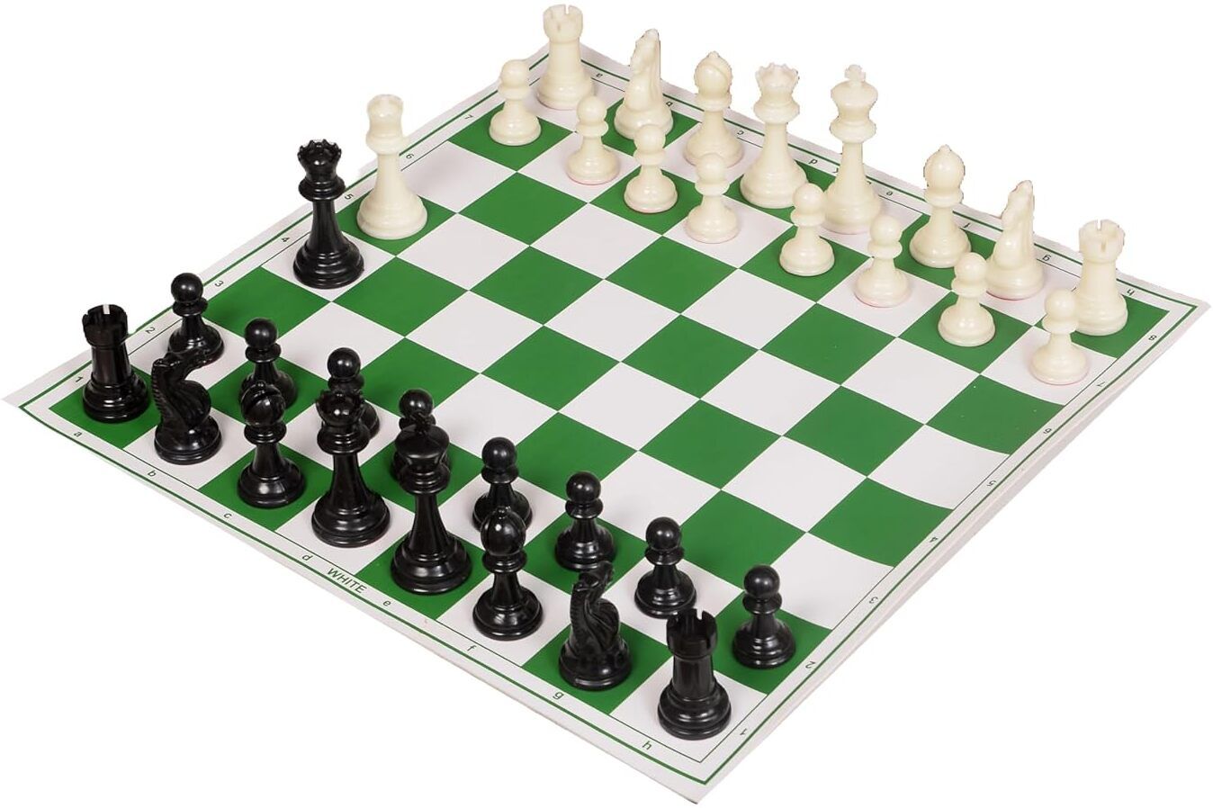 CHESS Tournament Roll-Up Vinyl Chess Set 3 cm Chess Board