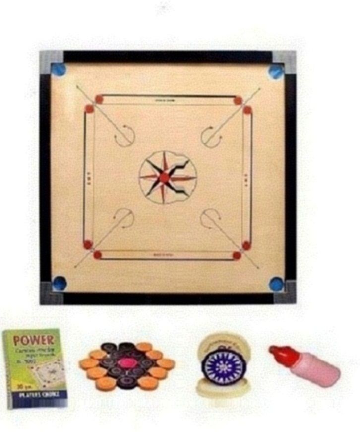 koodox Glossy -Full Size (Size32 X 32 Inch,Border: 1.5 Inch) 81.28 cm Carrom Board-picture-24