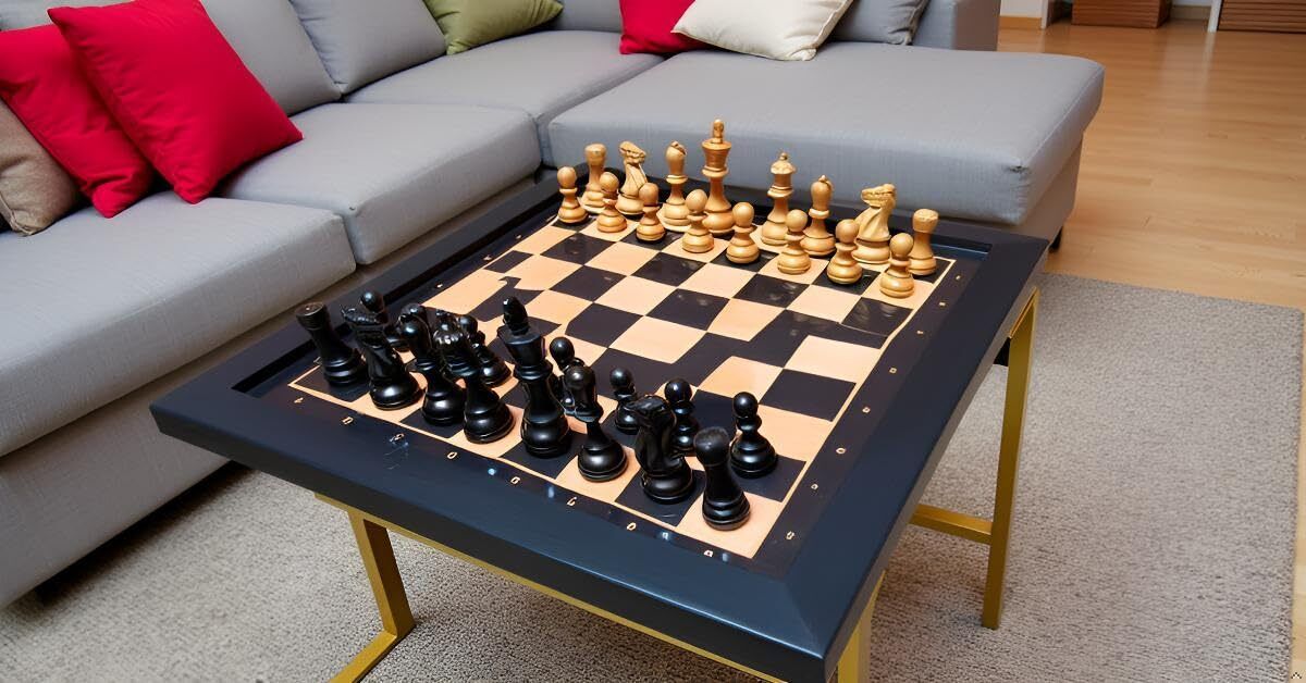 jd creations Chess Board 21X21 Inch Black & Mapple, Notation with Premium Coins 3.75 Inch 5 cm Chess Board-picture-19