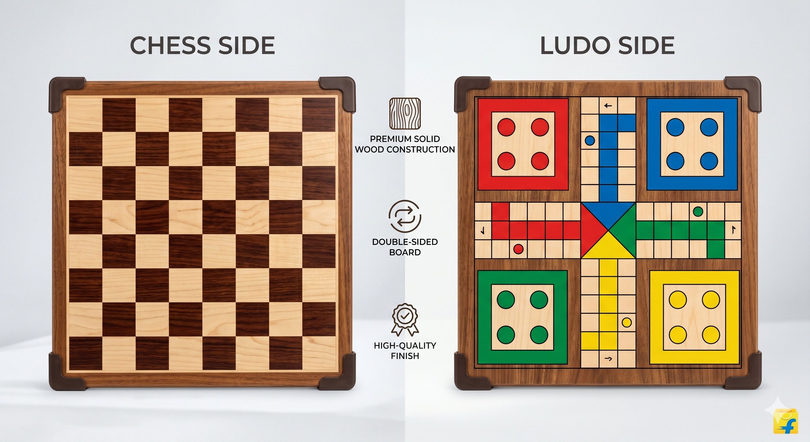 pinganksh services ludo chess 3 cm Chess Board-picture-27
