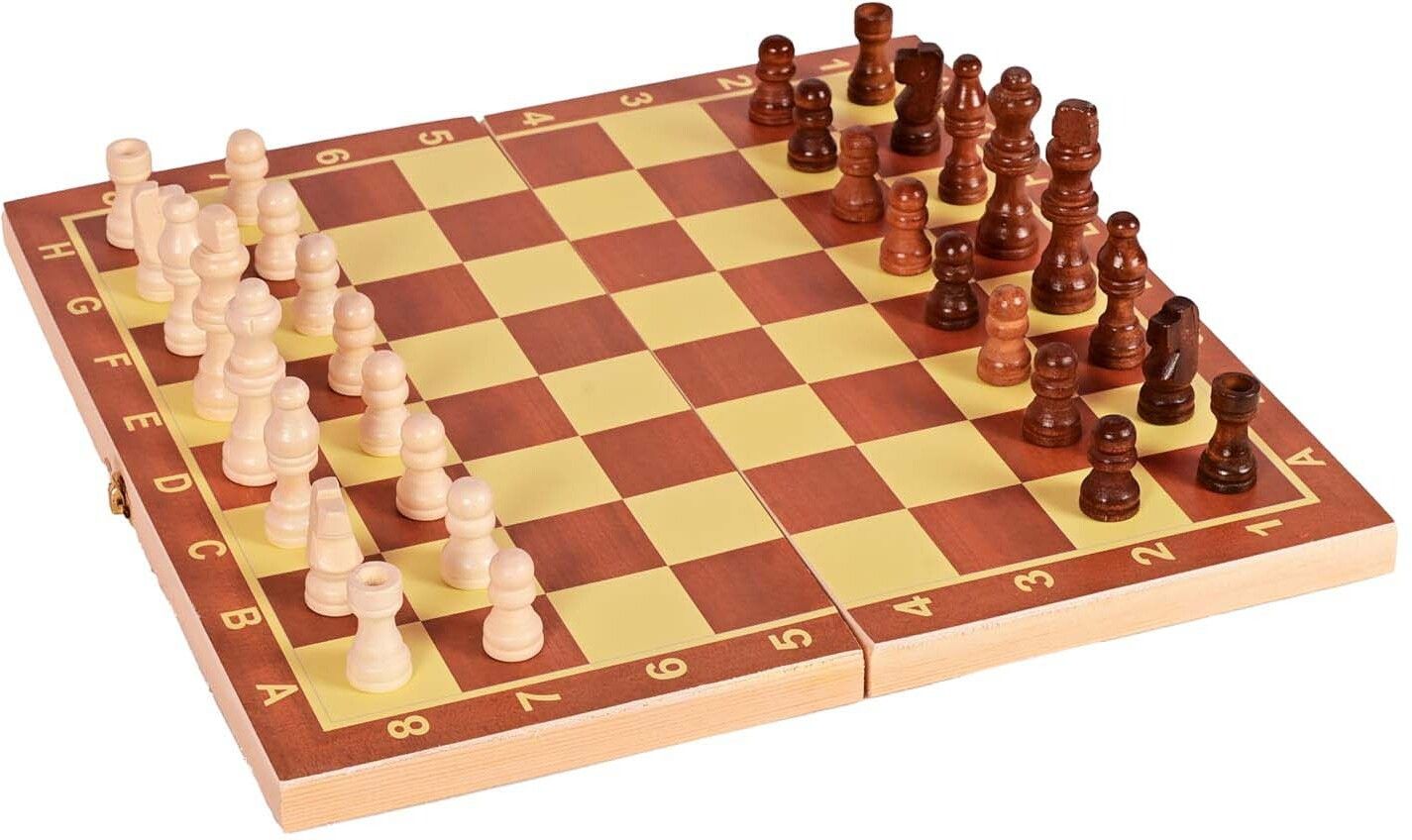 spocco 11x11 Inch Wooden Folding Chess Set with 32 Wooden Pieces Board Game Set 01 28 cm Chess Board-picture-20