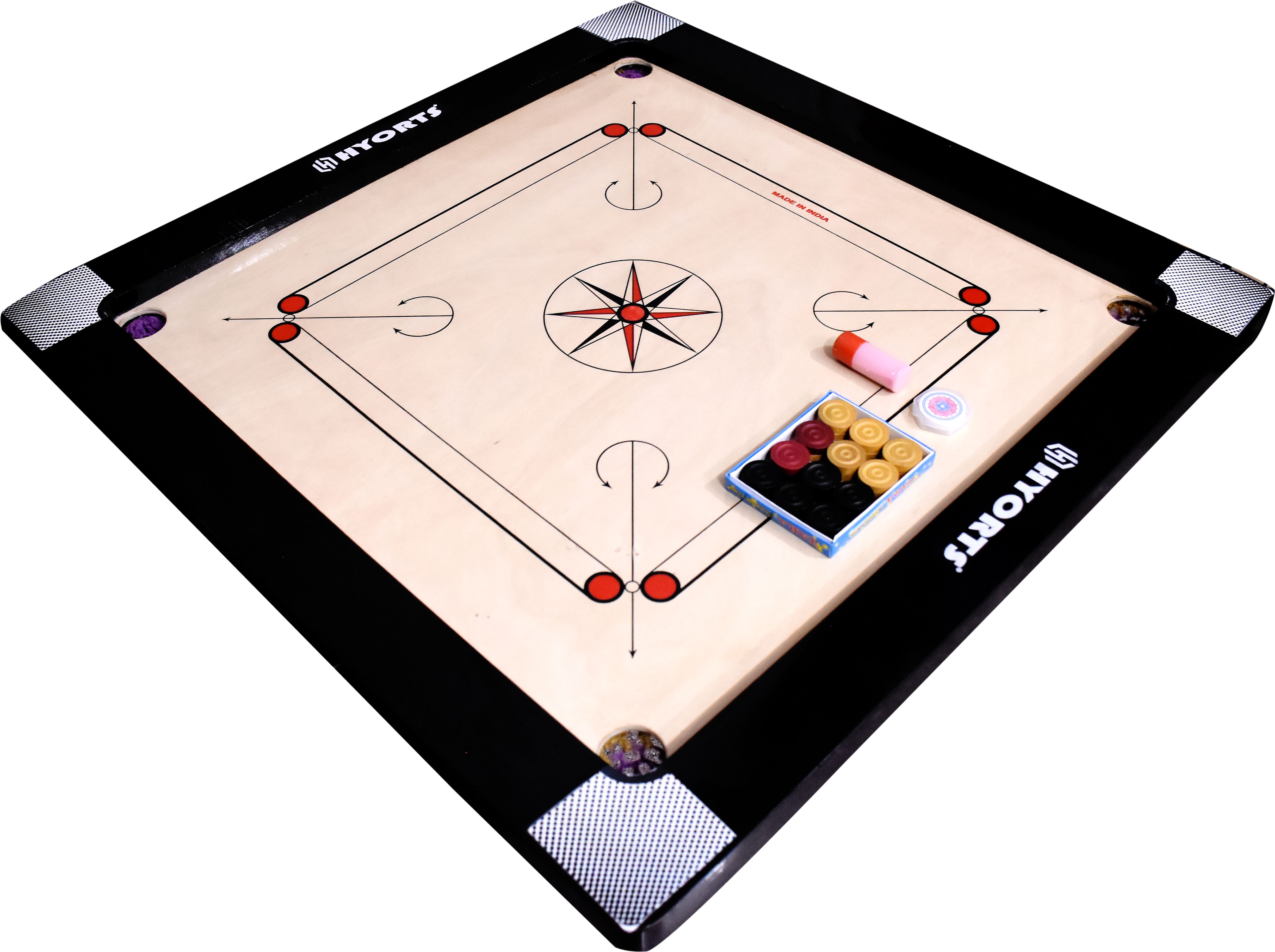Carrom Board Wooden Carrom board 36inch 3inch Border Full Size D 91.44 cm Carrom Board-image-41