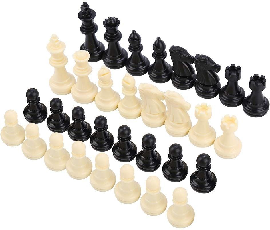 Chess Pieces Magnetic | Complete Set of 32 Chess Pieces Large Size 2 cm Chess Board-image-40