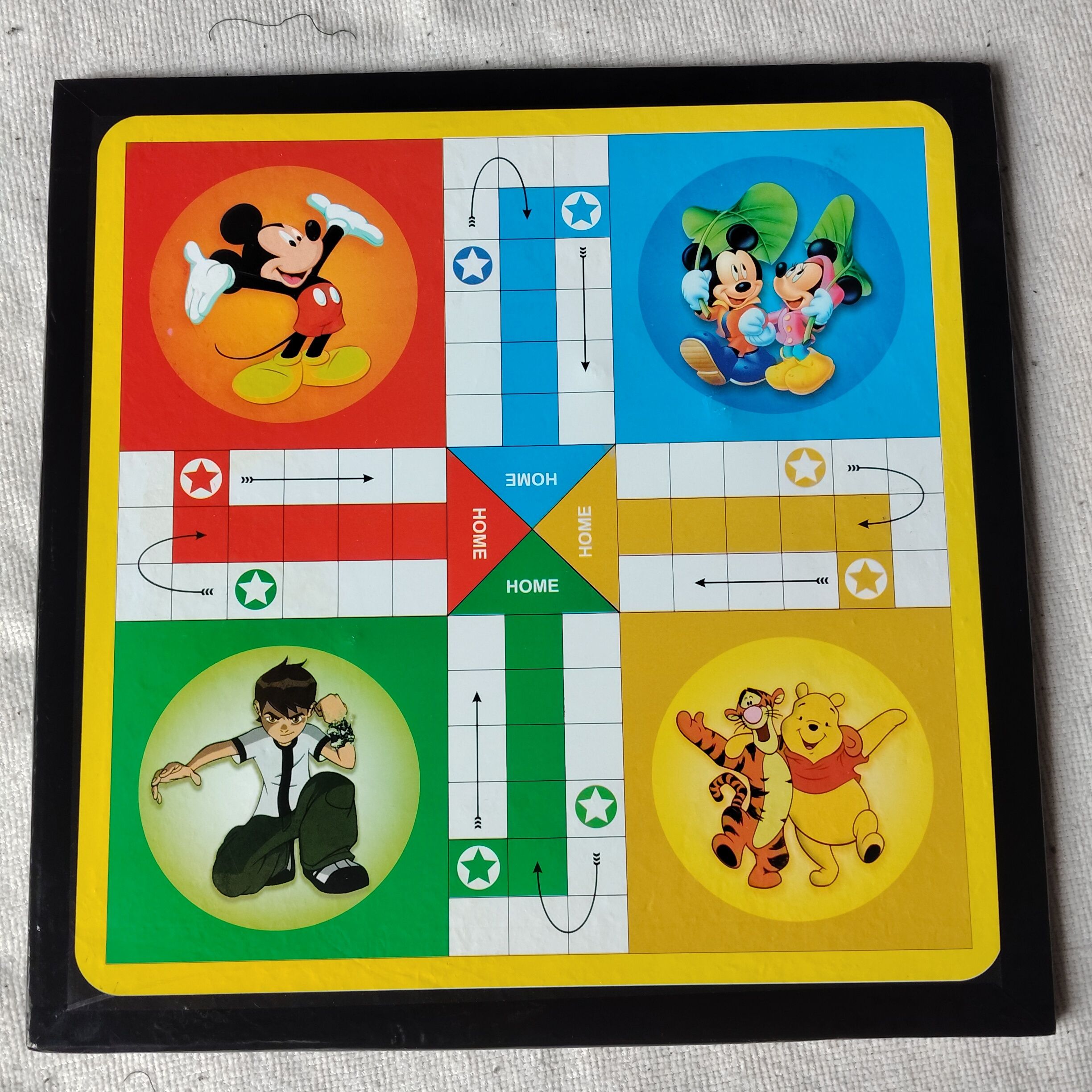 2 in 1 Ludo & Chess Board Game with Chess Pieces, Ludo Tokens, Dice 2 cm Chess Board-image-16