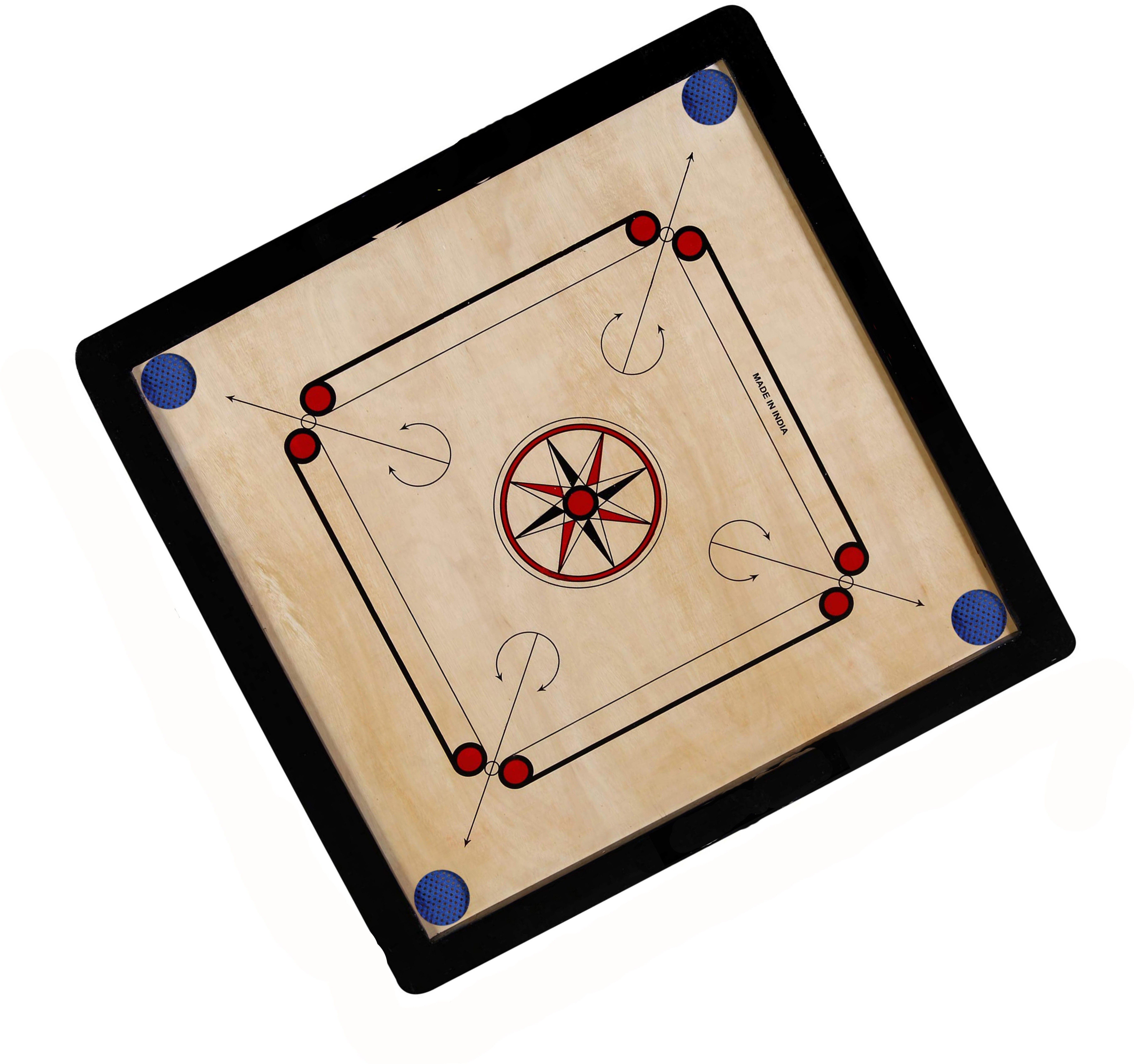 gamers hub Matte Finish Carrom Board 32 Inch,6MM 32inch Carrom Board 81.28 cm Carrom Board-picture-1