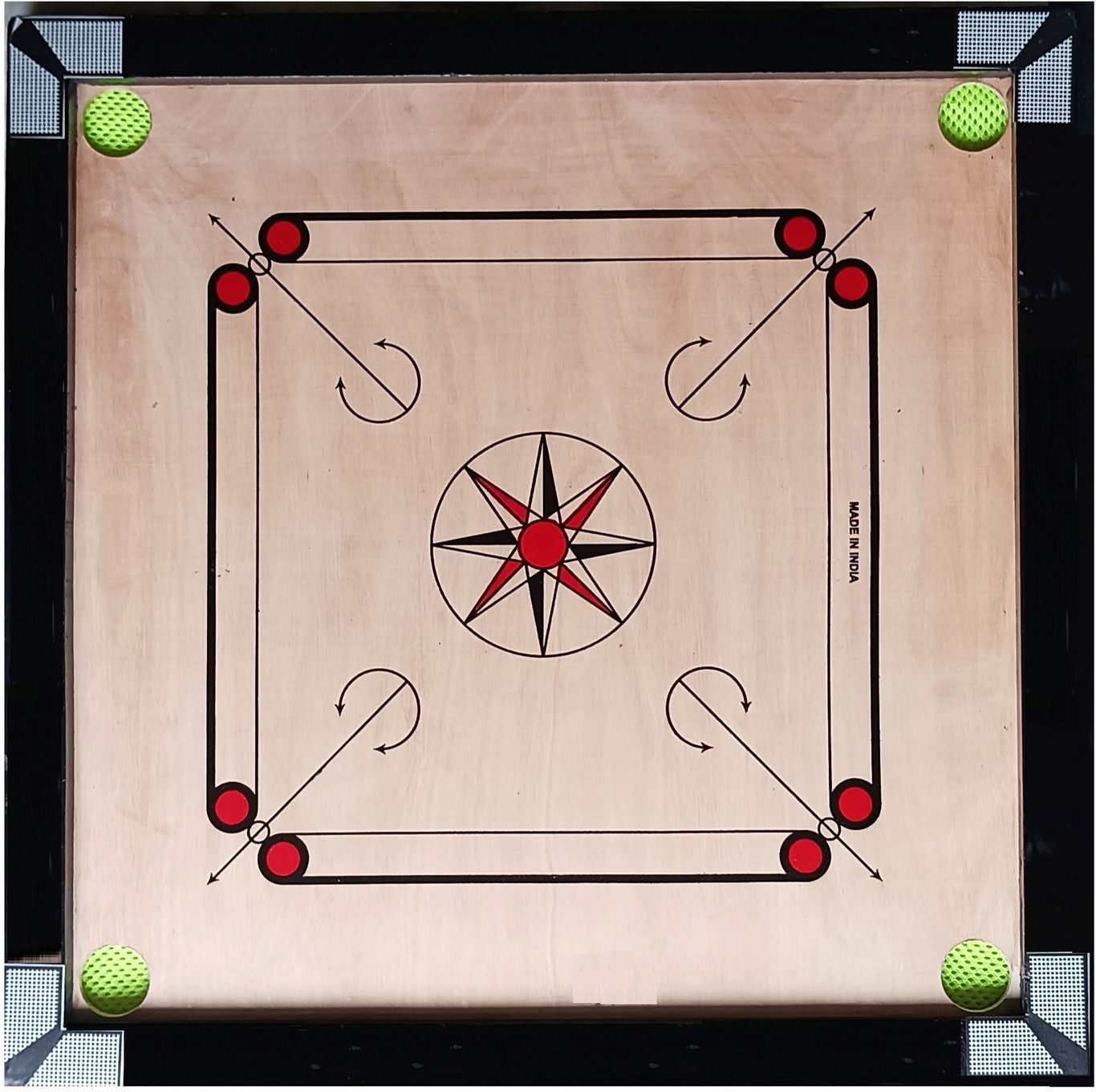 26-Inch Carrom Board with Smooth Surface & Strong Wooden Frame 1 cm Carrom Board-image-20