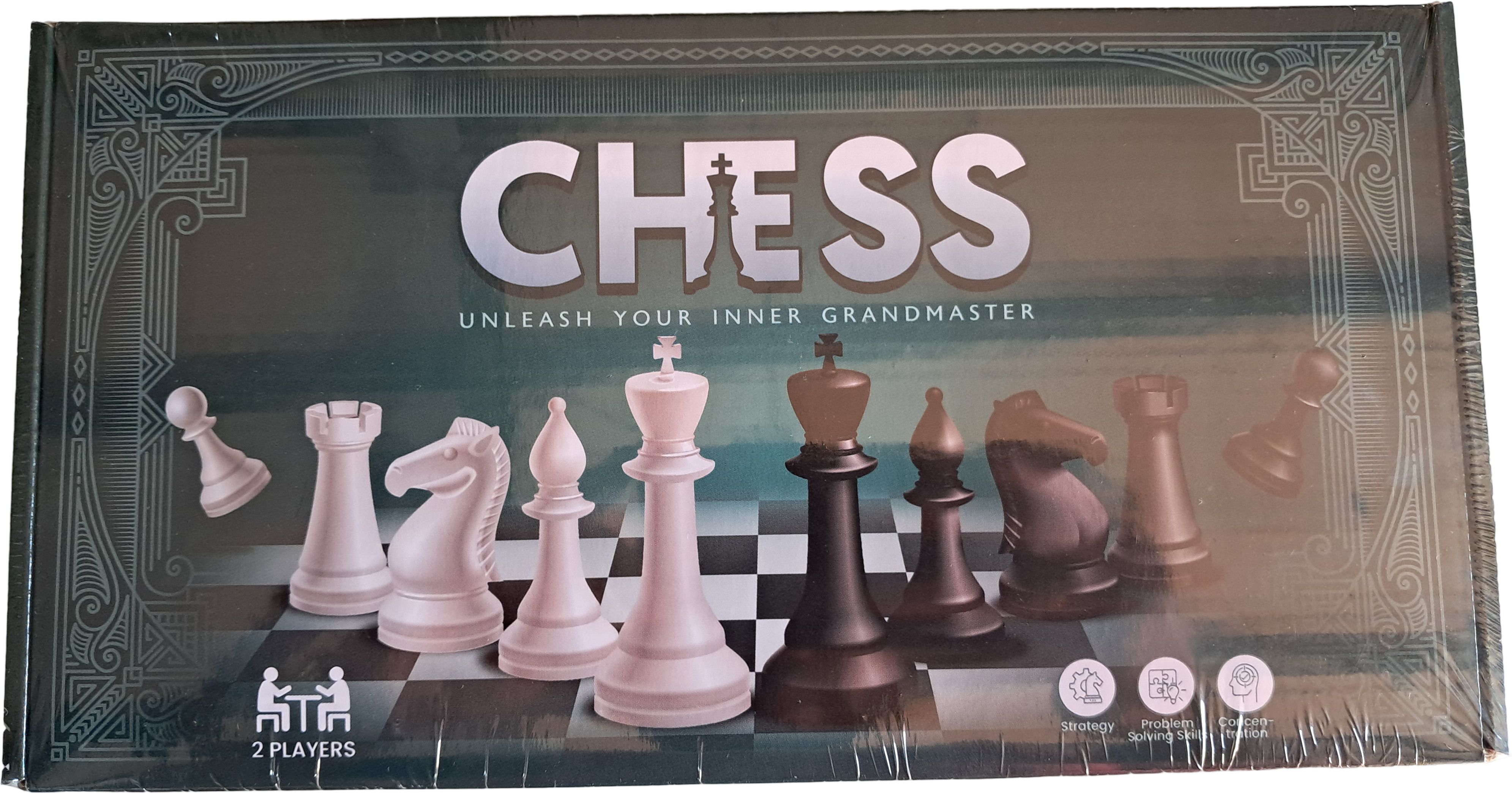 - Classic Chess - A War & Strategy Game - 2 Players - Board Game For Family 10 cm Chess Board
