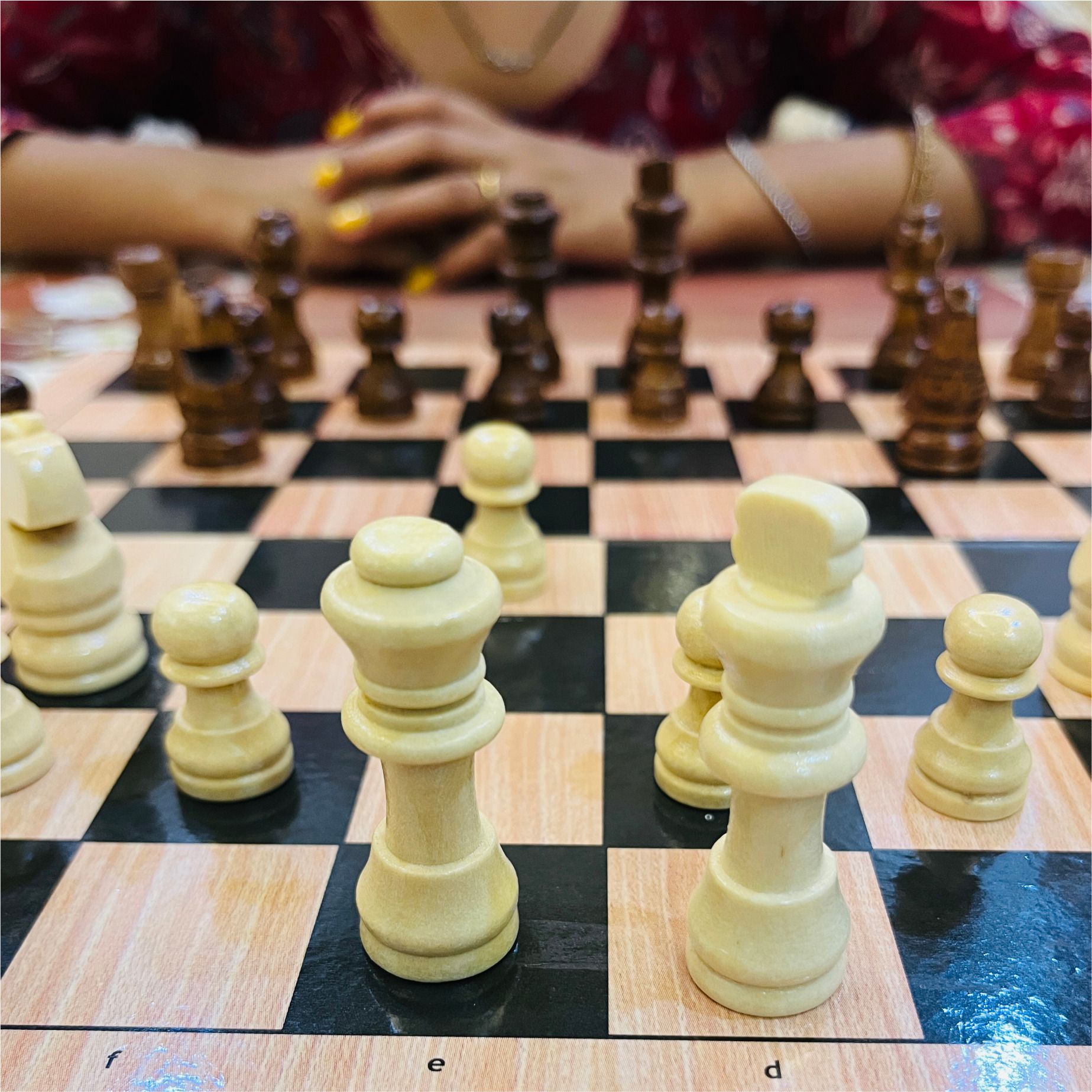fundio Wooden Folding Chess Set 10x10 inch || Wooden Chess Pieces 2 cm Chess Board-picture-40