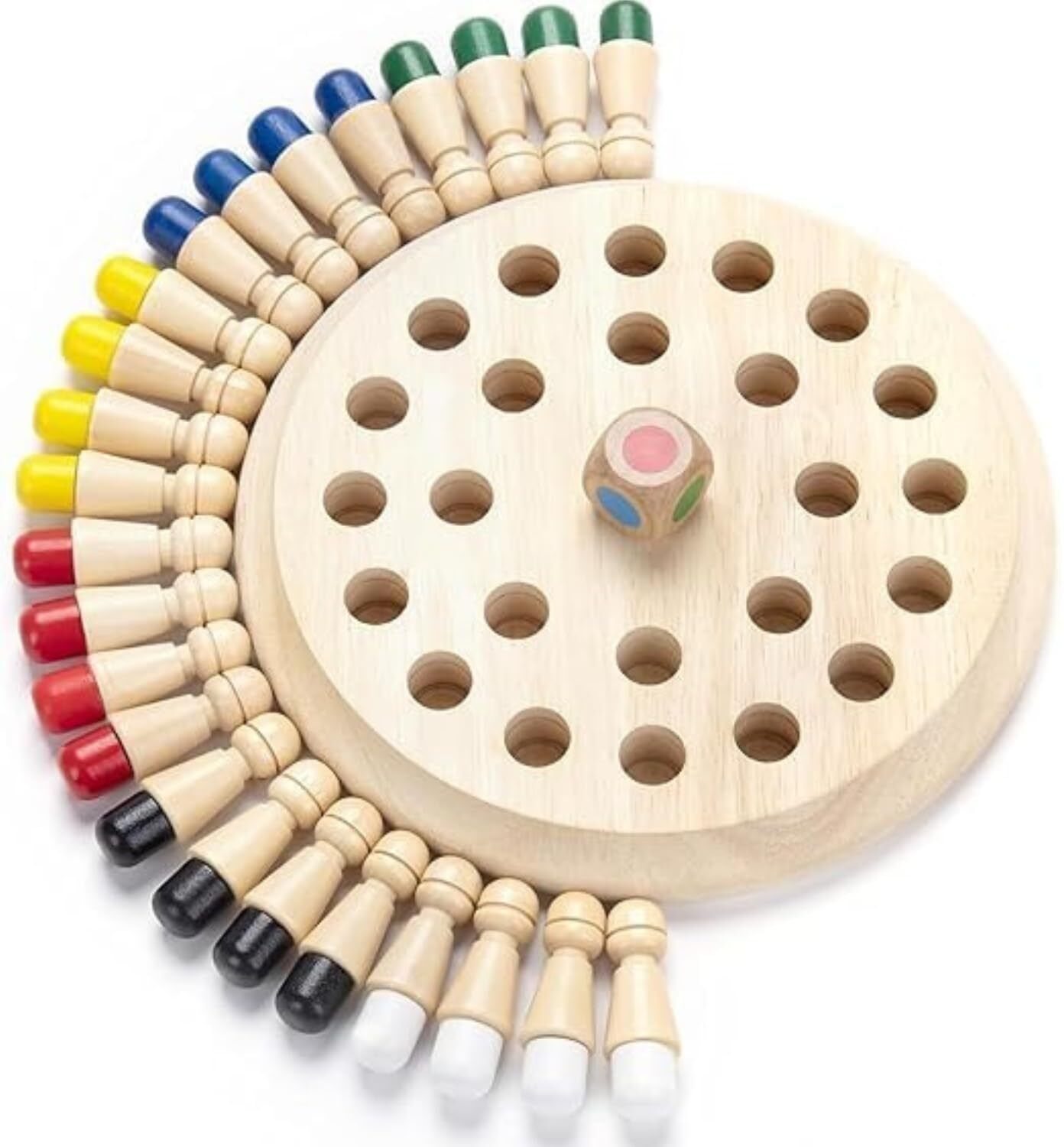 Wooden Memory Match Stick Chess Board Game for Kids 1.5 cm Chess Board-image-23