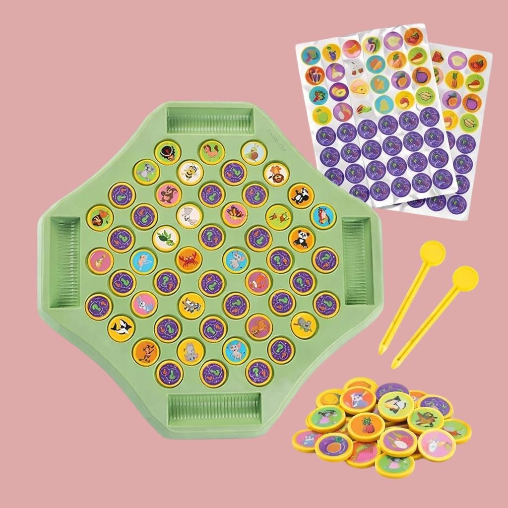 yavrixz enterprise Flipping Chess Memory Match Game Montessori Brain Development Toy Kids Fun-AA-6 3 cm Dart Board-picture-19